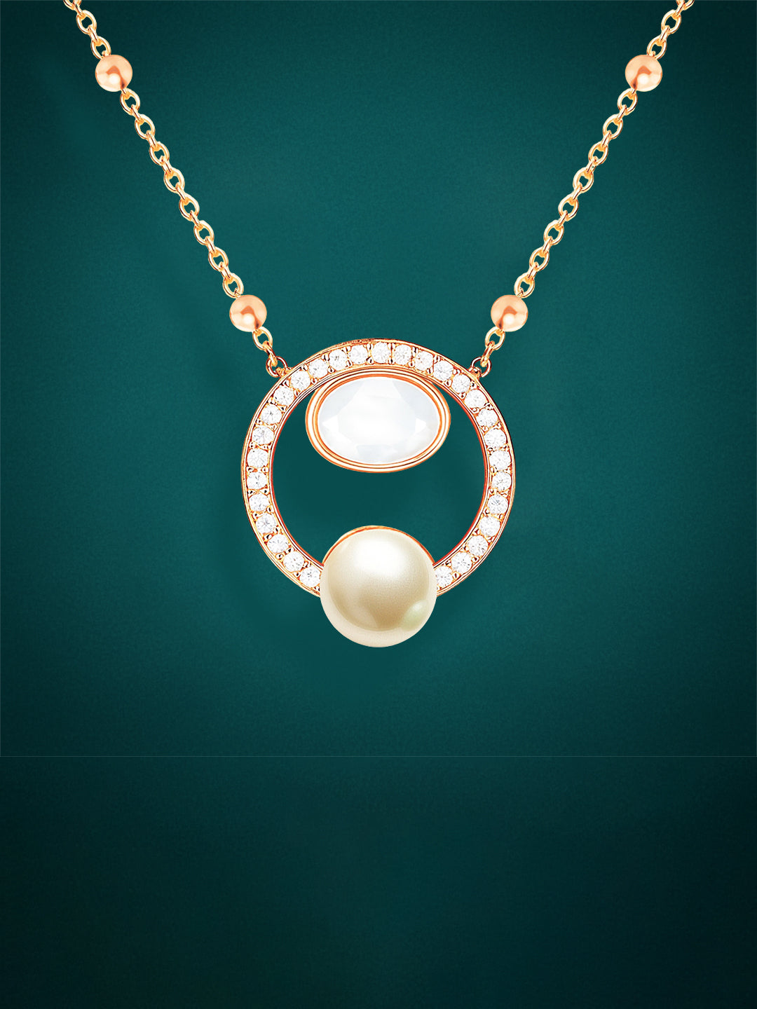 AIKA BY MINUTIAE 18K Women's Brass Gold-Plated Handcrafted Necklace