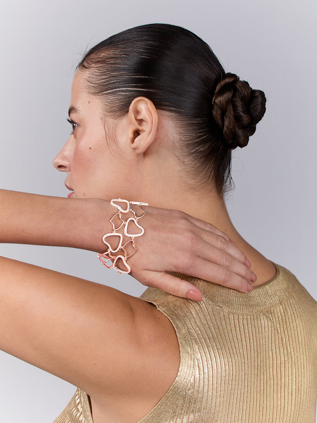 AIKA BY MINUTIAE 18K Gold Plated Bracelet for Womens