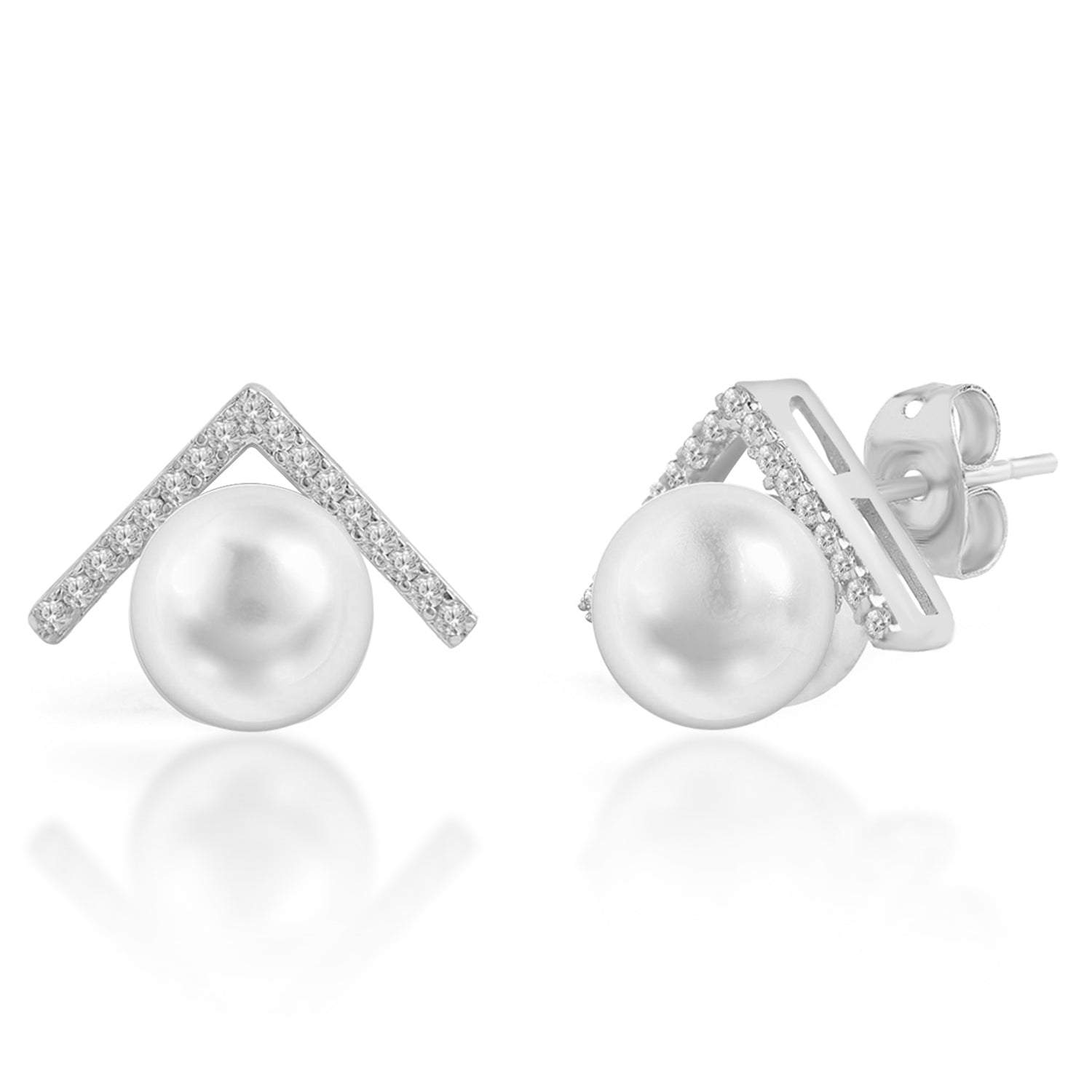 MINUTIAE 18K Gold-Toned Geometric Studs Earrings