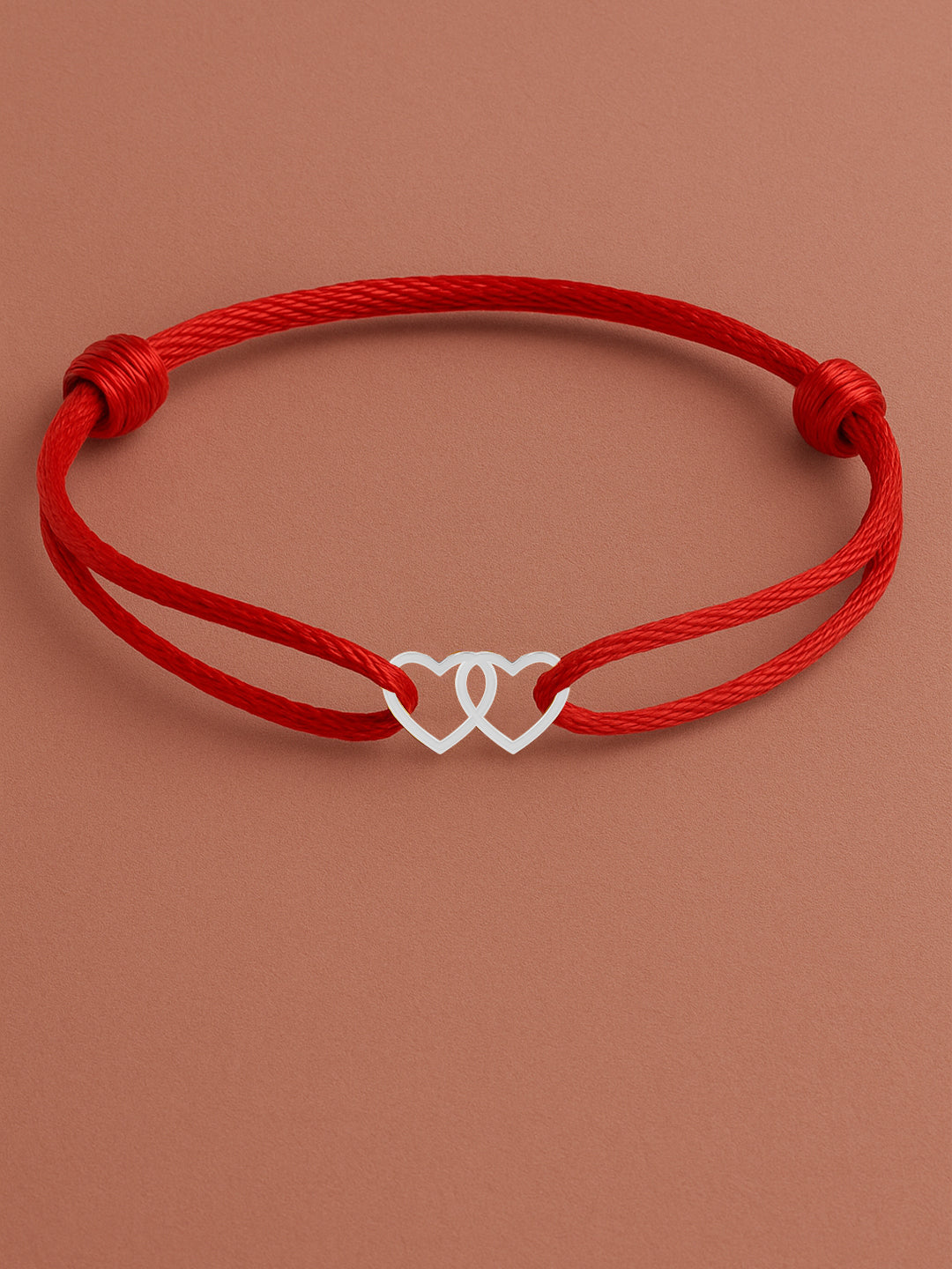 MINUTIAE Women Gold Plated Brass Heart Shape Cord Bracelet