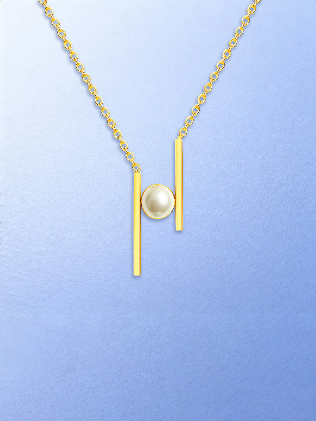 AIKA BY MINUTIAE 18K Women's Brass Gold-Plated Handcrafted Necklace