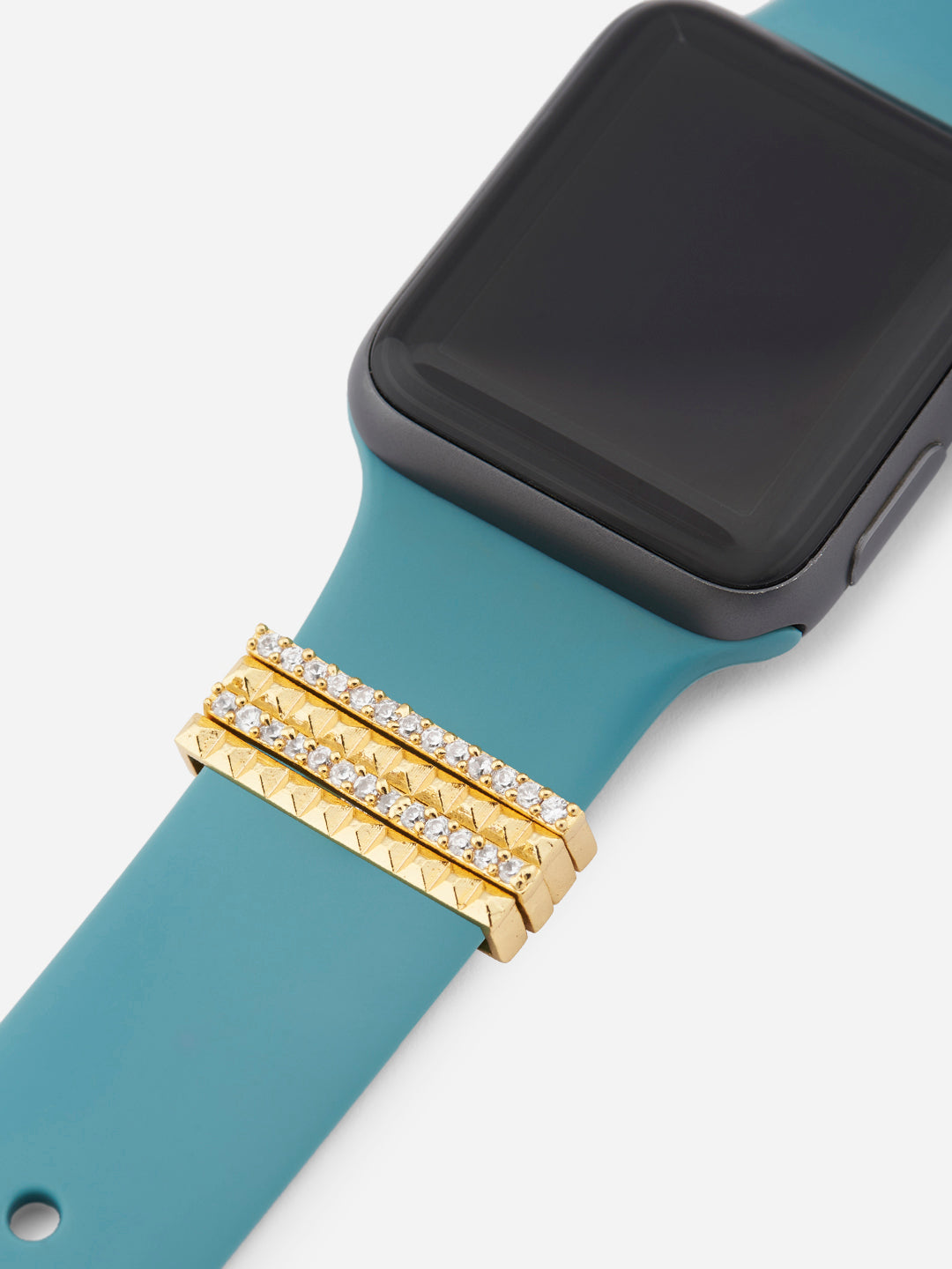 MINUTIAE 4 Gold-Plated Embellished Watch Charm for Womens