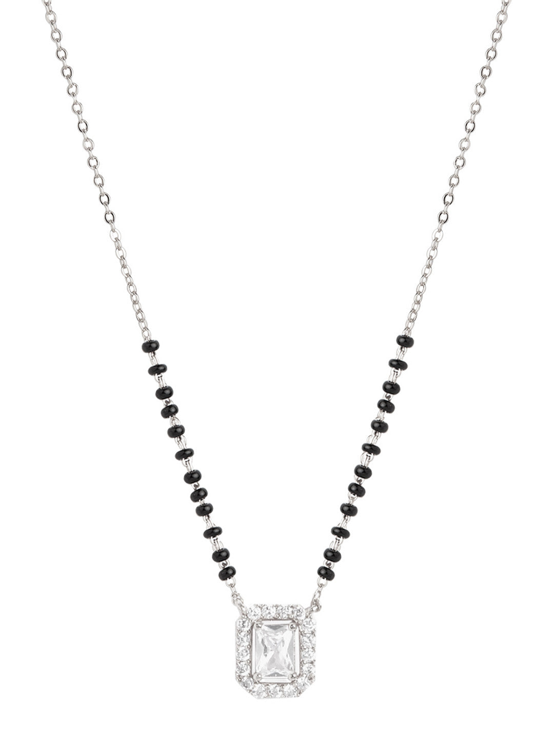 MINUTIAE Gold-Plated Crystals Mangalsutra For Women's