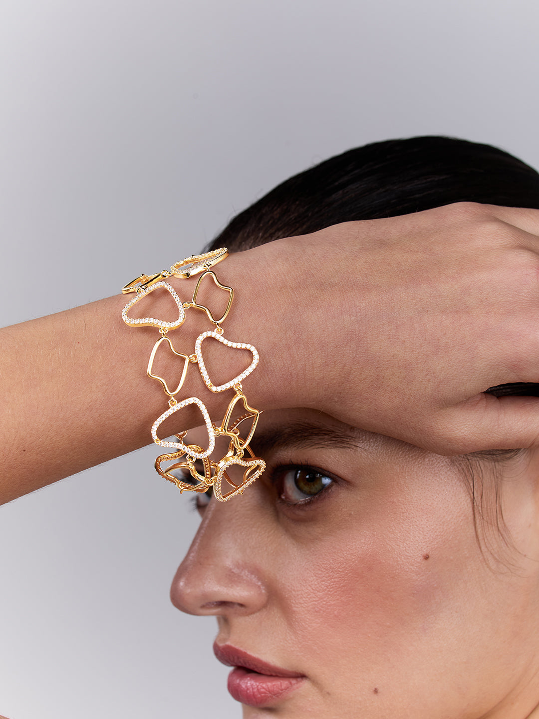 AIKA BY MINUTIAE 18K Gold Plated Bracelet for Womens