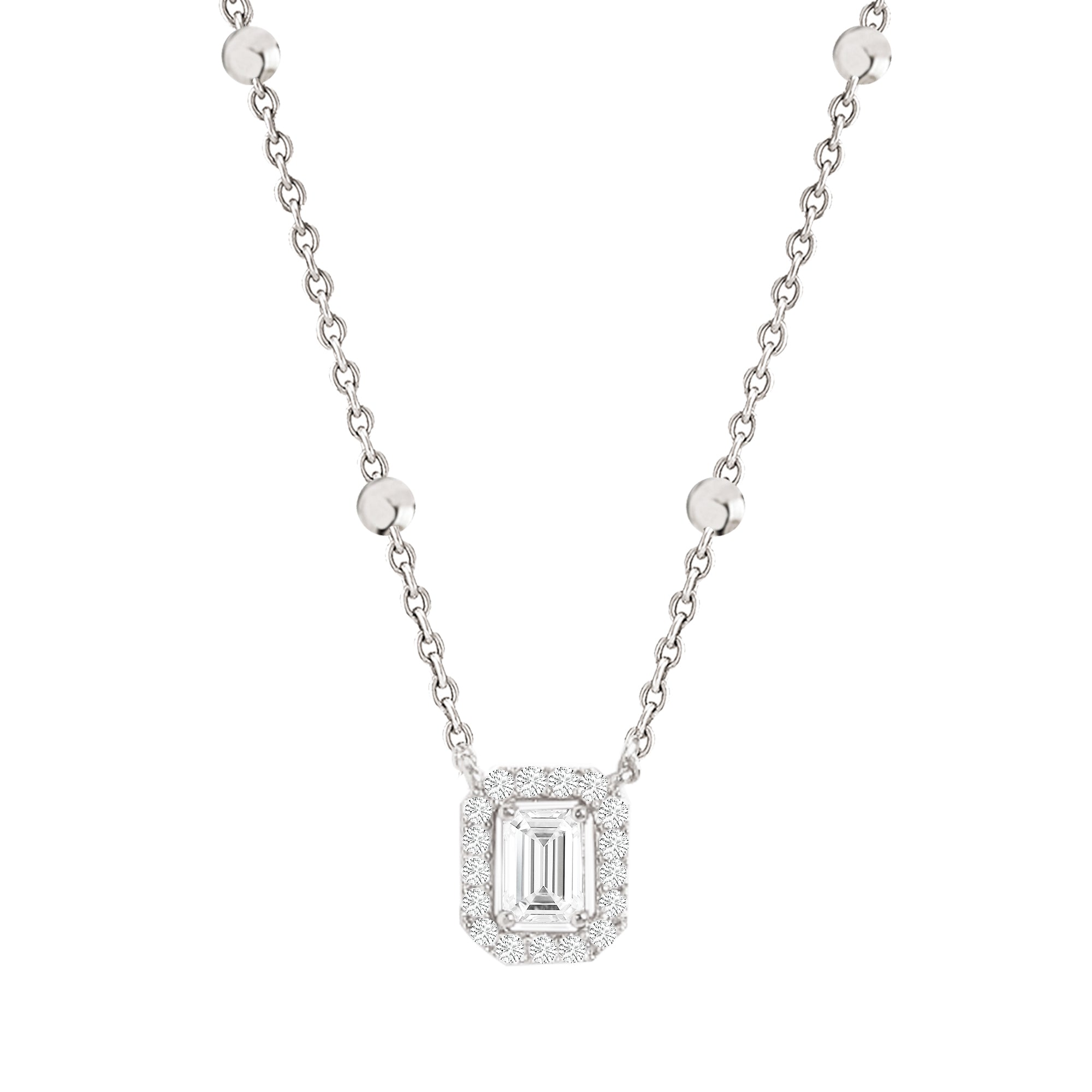 MINUTIAE Gold-Plated Crystals Studded Necklace