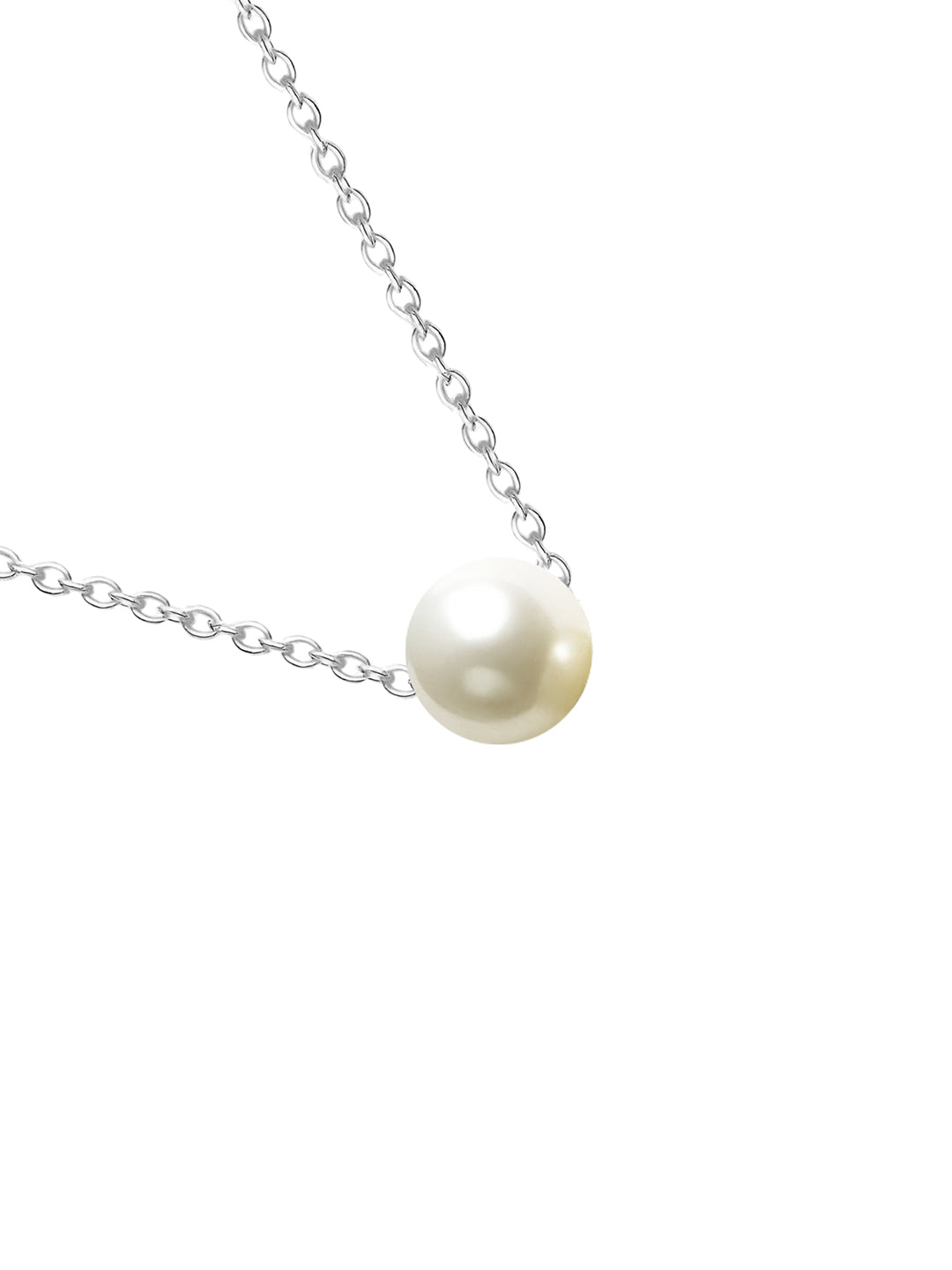 MINUTIAE Gold-Plated Pearls Minimal Necklace
