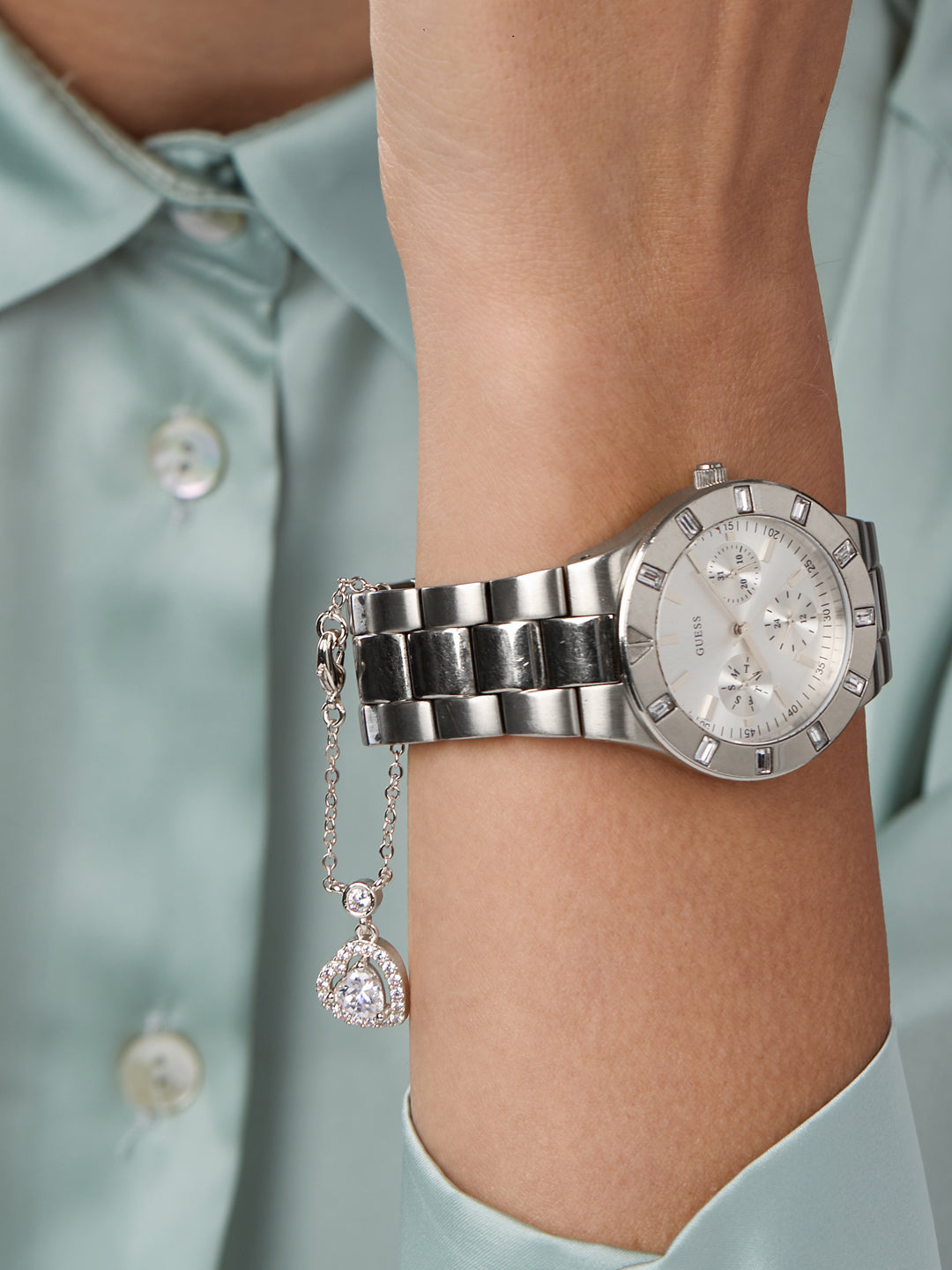 MINUTIAE Heart of Elegance Combo | Necklace, Earrings, Ring. Charm & Bracelet Set