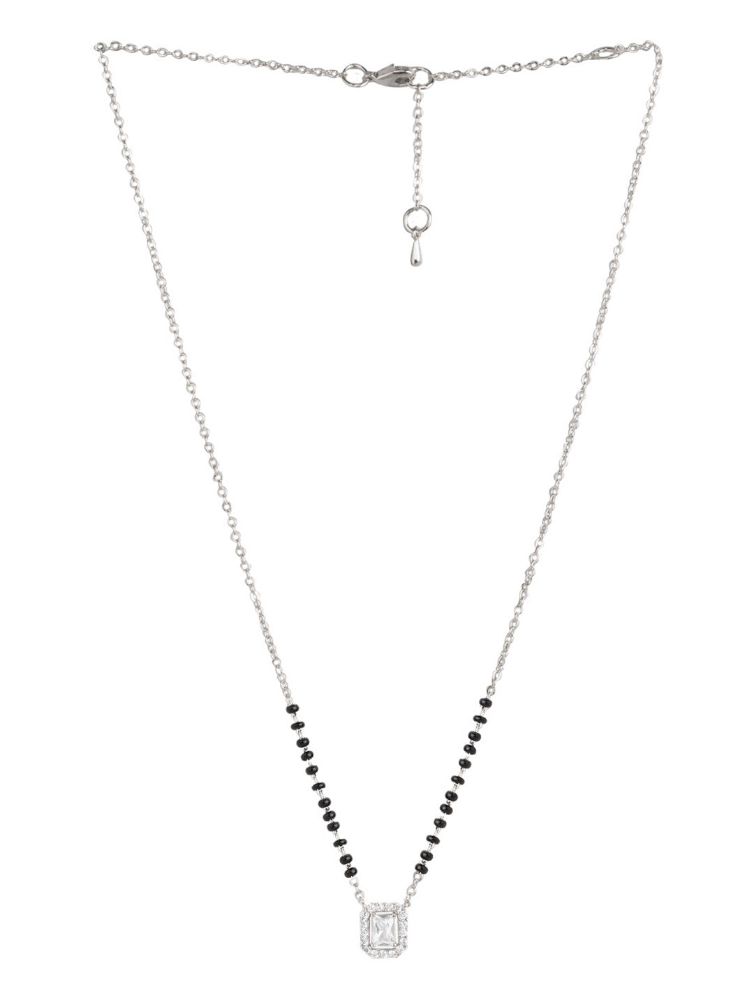 MINUTIAE Gold-Plated Crystals Mangalsutra For Women's