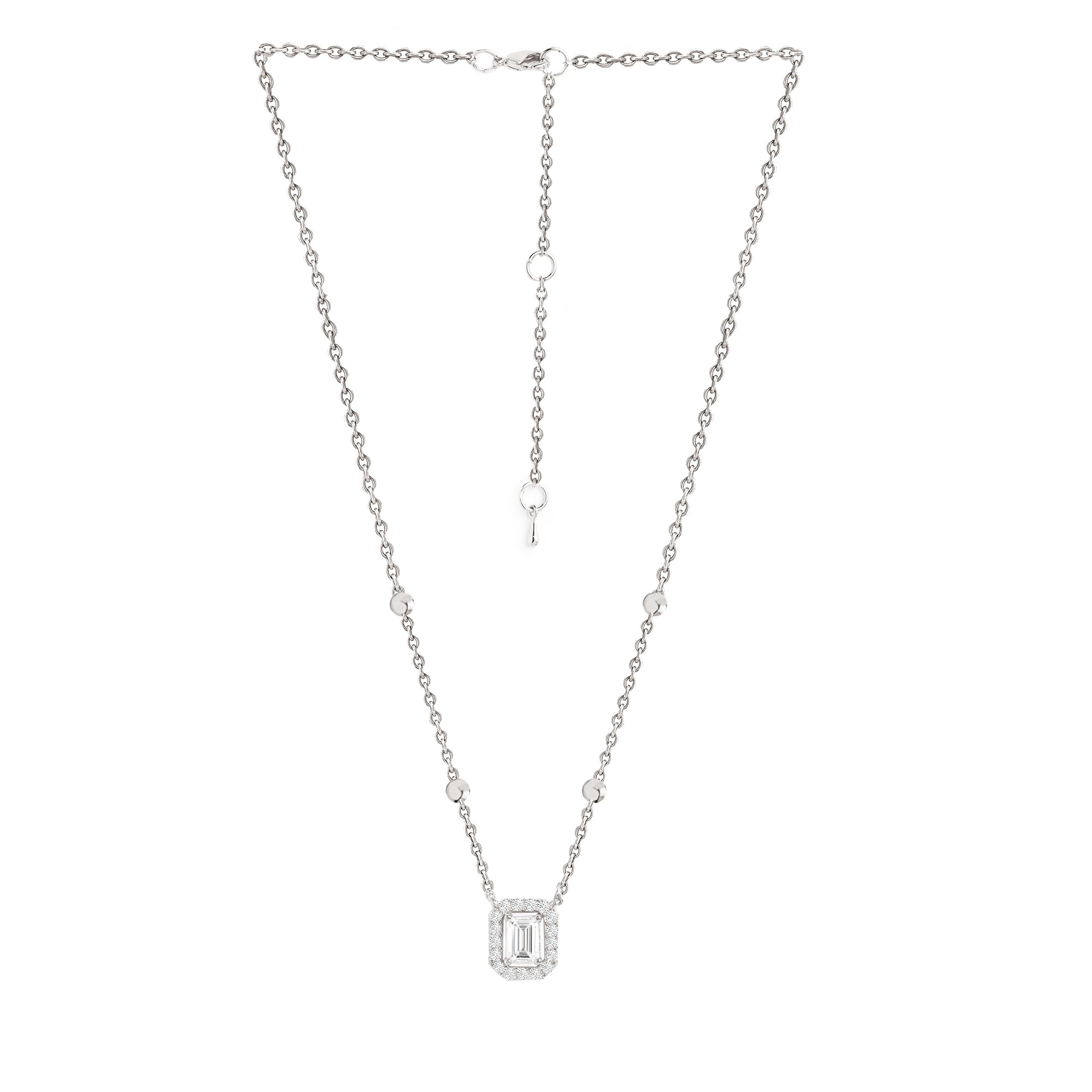 MINUTIAE Gold-Plated Crystals Studded Necklace