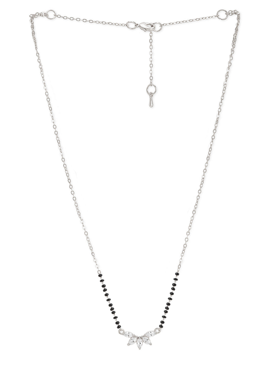 MINUTIAE Gold-Plated Crystals Mangalsutra For Women's