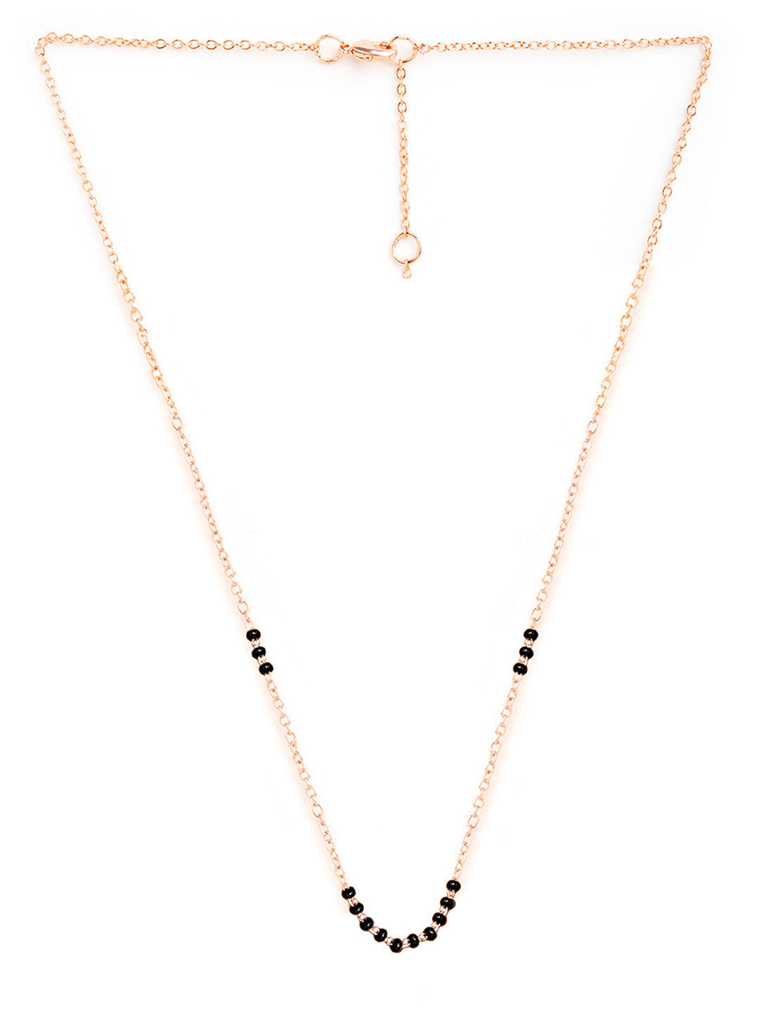 MINUTIAE Gold-Plated Beads Beaded Mangalsutra For Women's