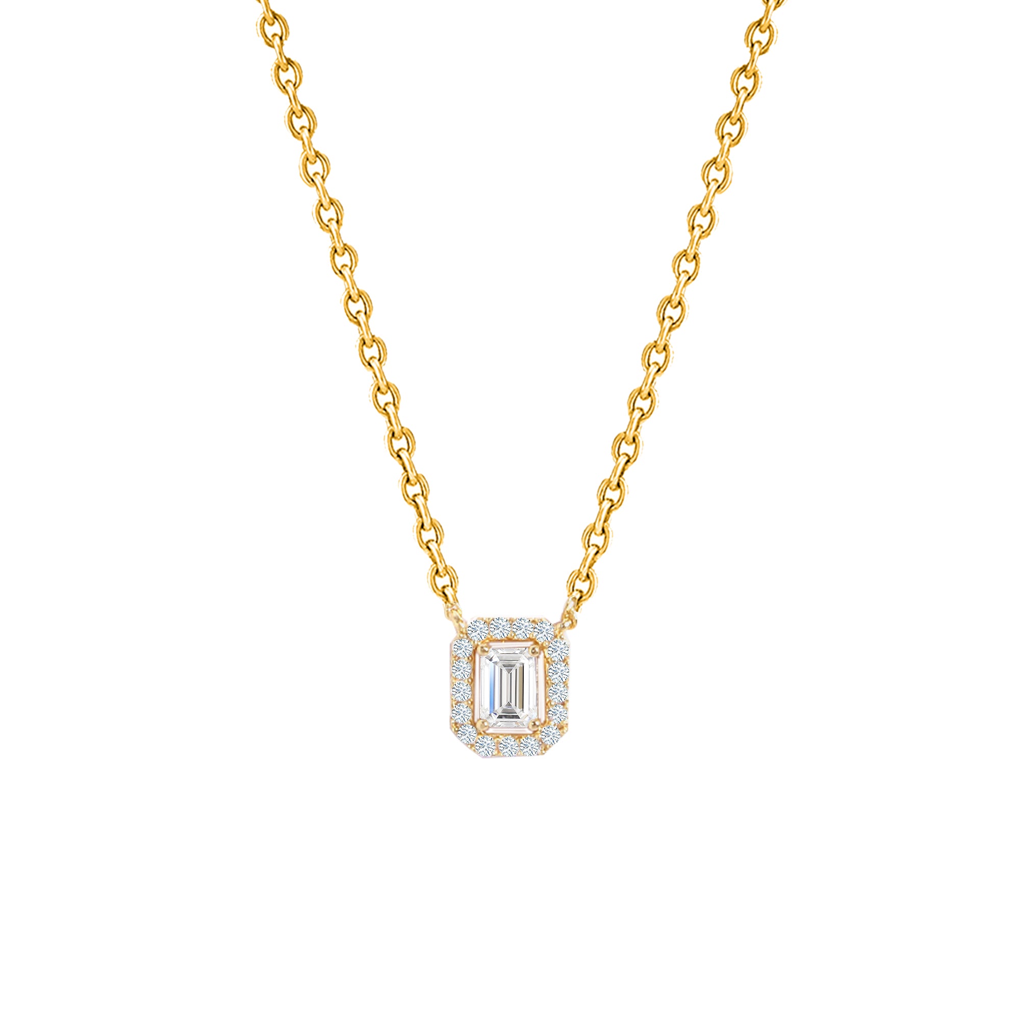 MINUTIAE Gold Plated Crystals Necklace