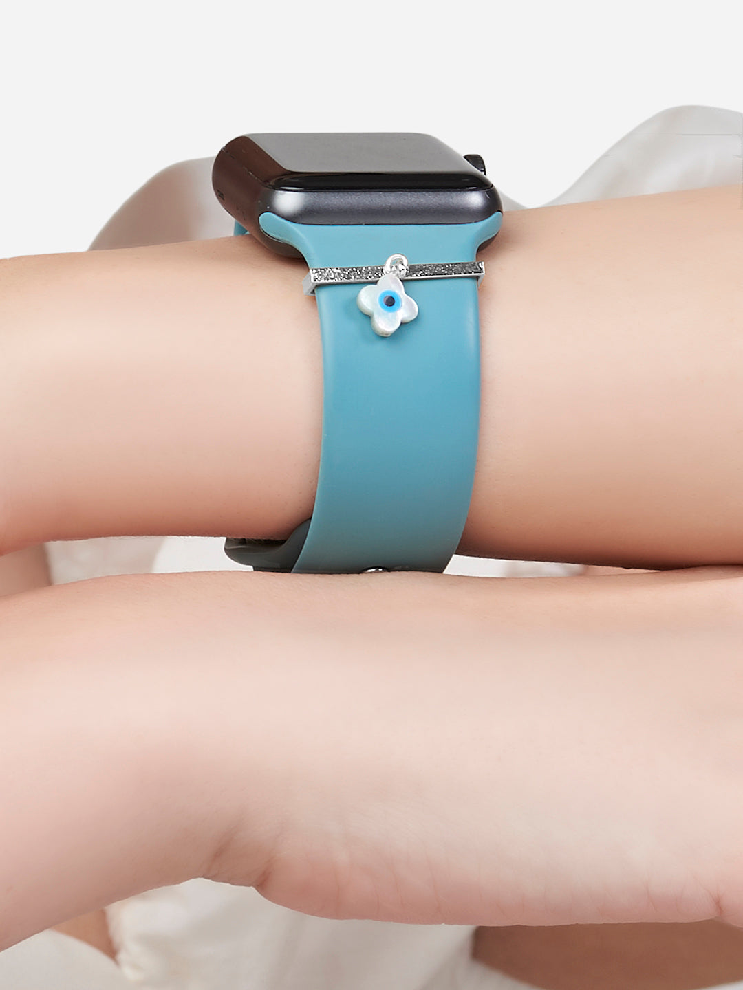 MINUTIAE Women Gold Plated Mother Of Pearl Watch Charm