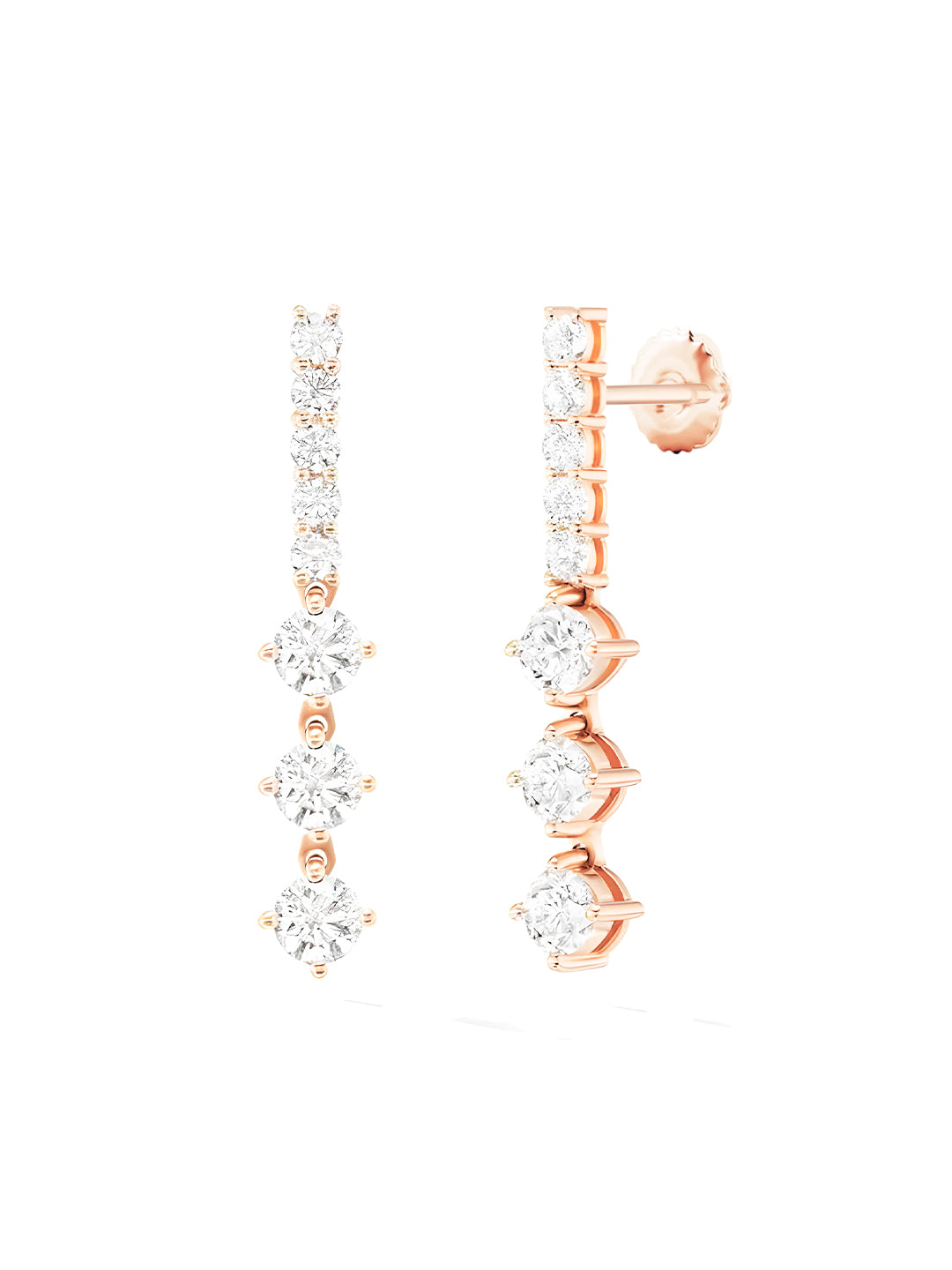 MINUTIAE Gold-Plated Artificial Stones Studded Circular Shaped Drop Earrings