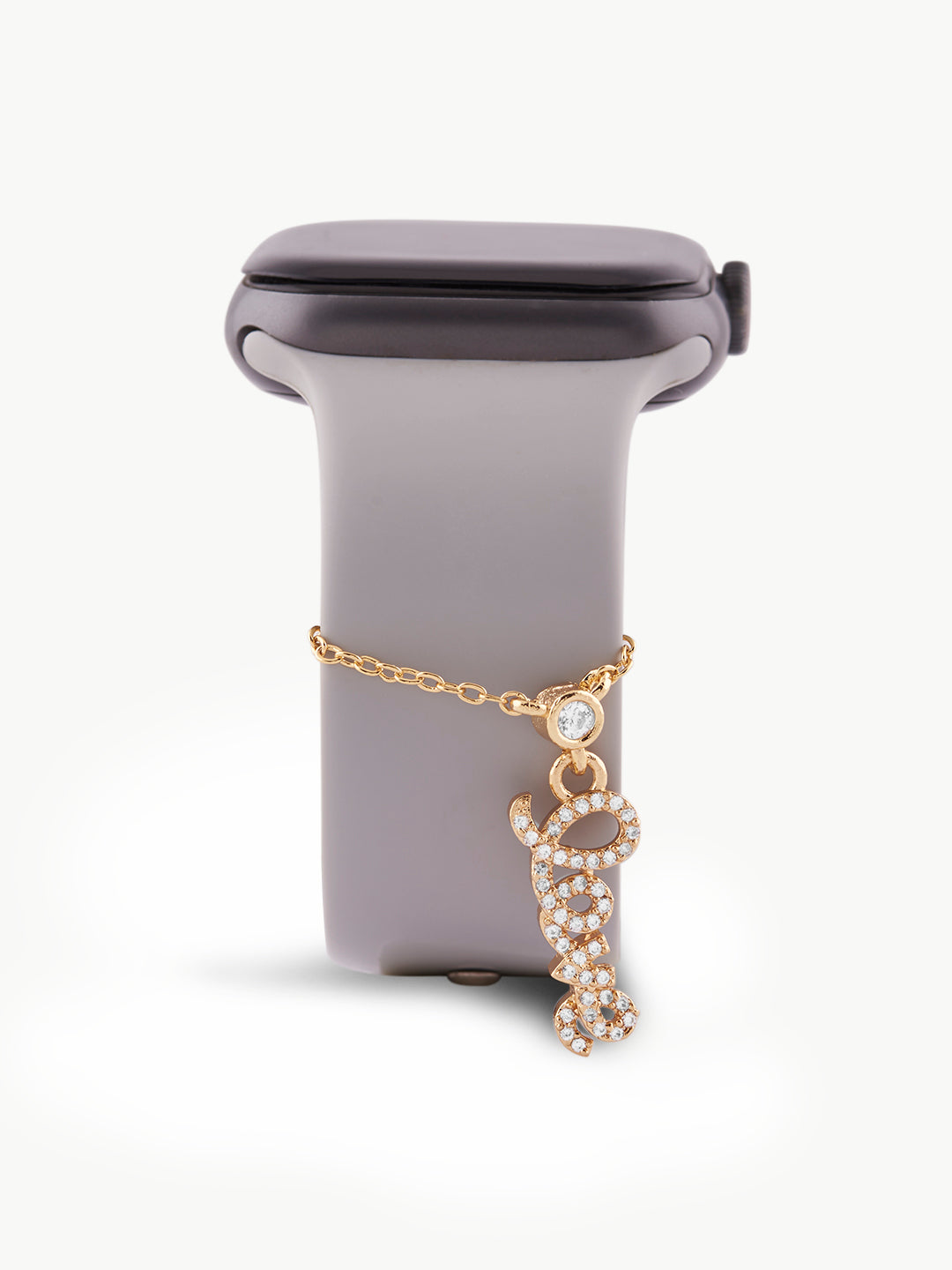 MINUTIAE Women Gold Plated Embellished Watch Charm