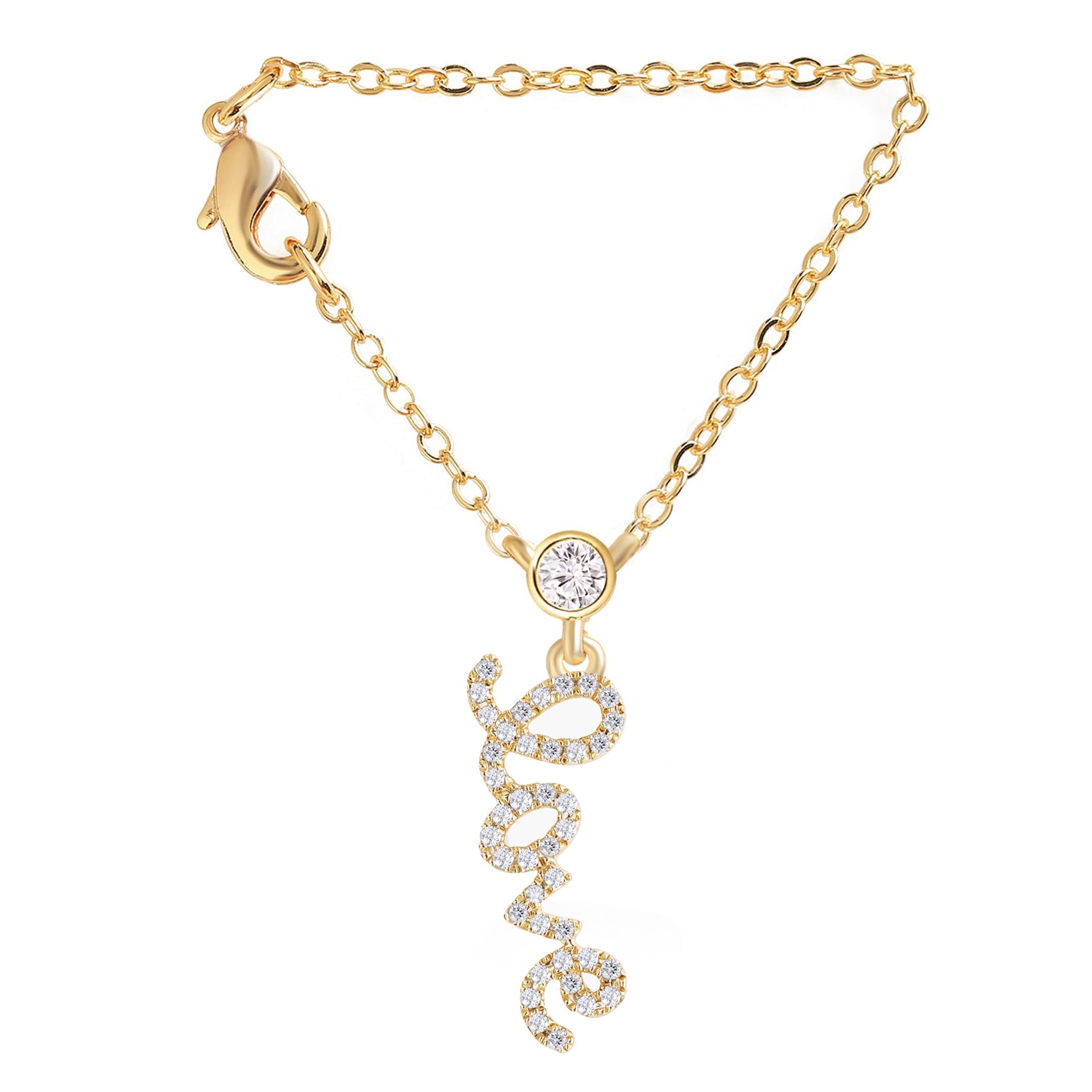 MINUTIAE Women Gold Plated Embellished Watch Charm