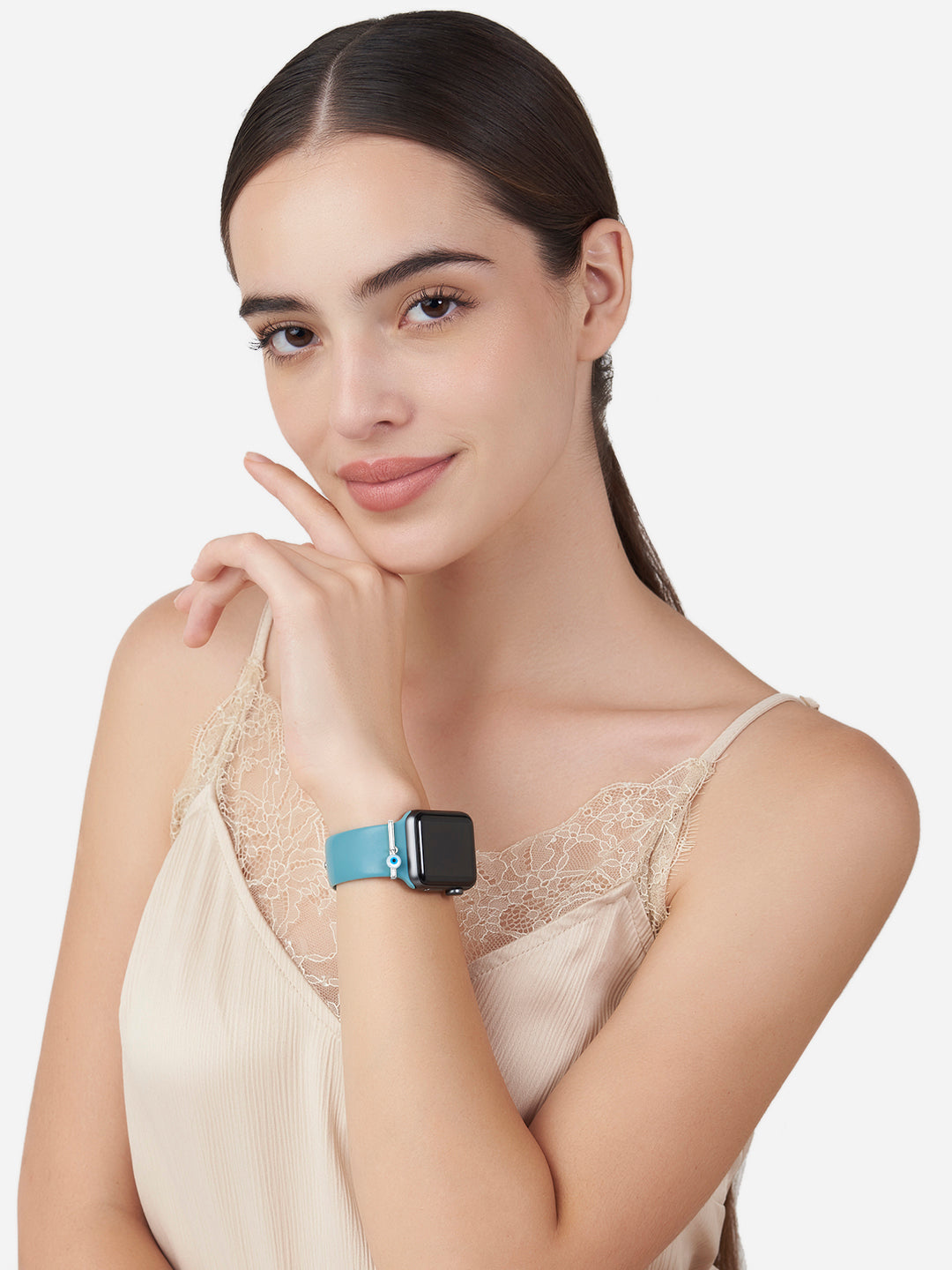 MINUTIAE Gold-Plated Gold Crystal Studded Mother Of Pearl Everyday Watch Charms