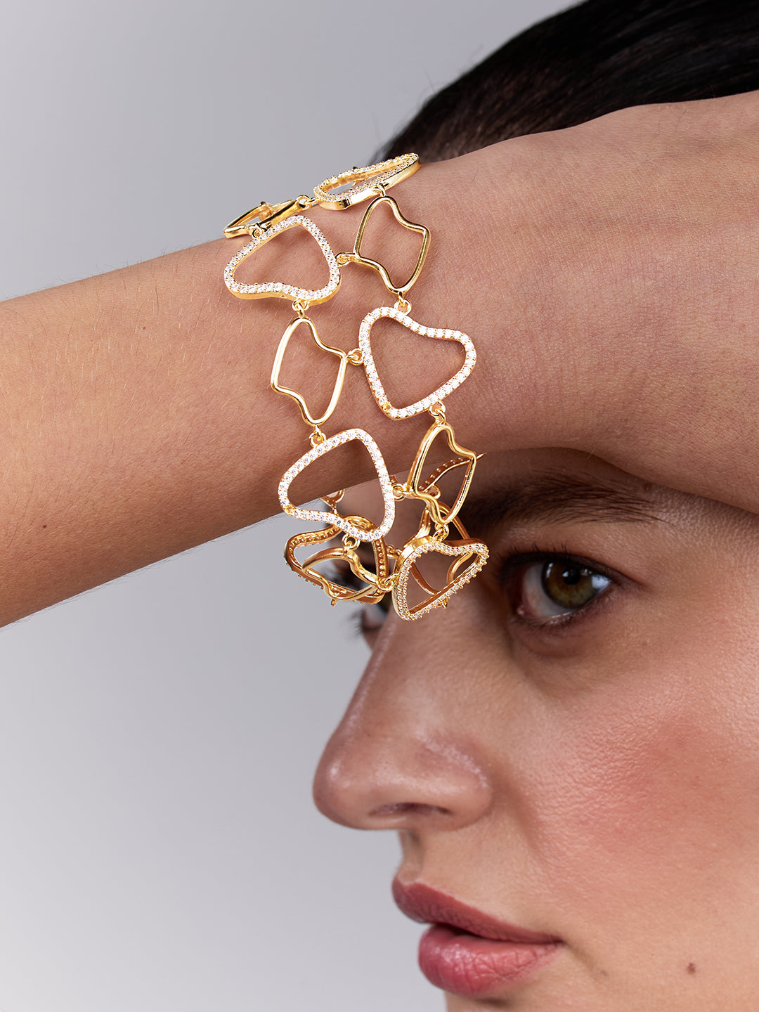 AIKA BY MINUTIAE 18K Gold Plated Bracelet for Womens