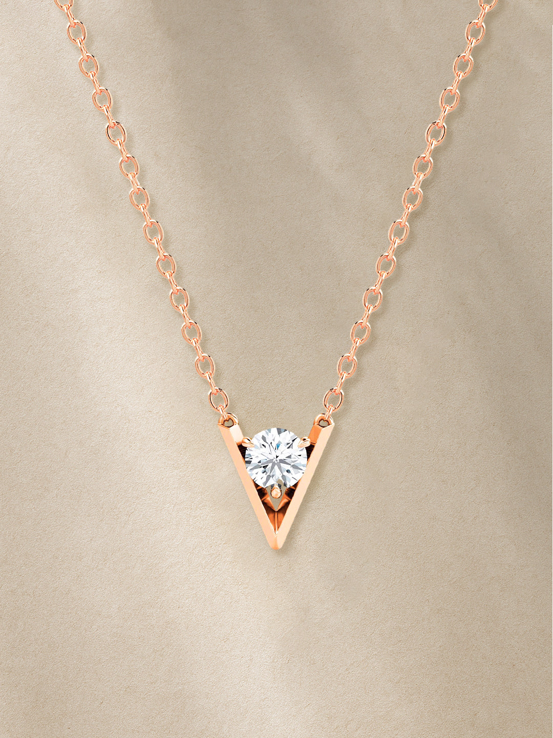 MINUTIAE Gold-Plated Artificial Stones Studded Minimal Necklace