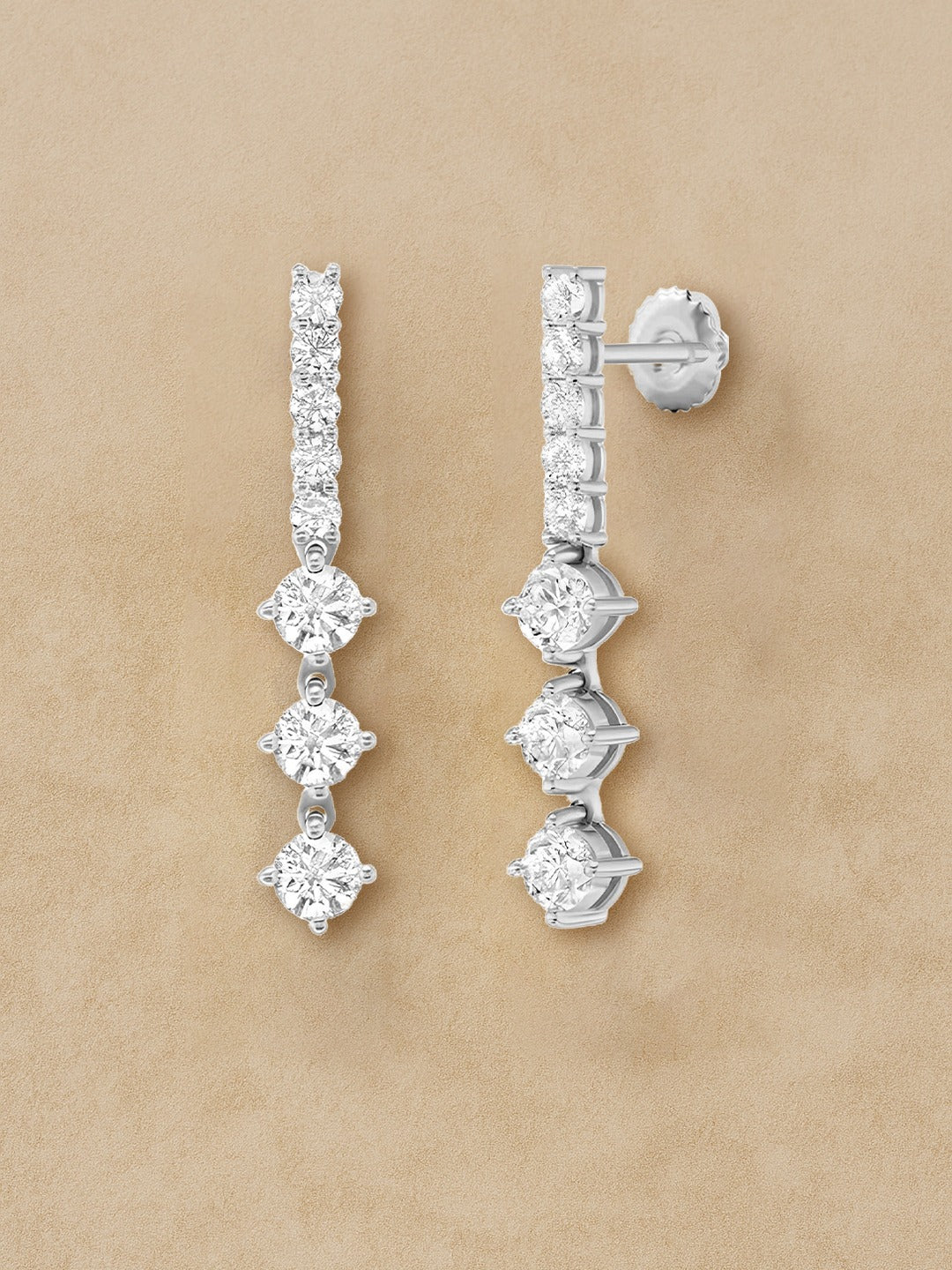 MINUTIAE Gold-Plated Artificial Stones Studded Circular Shaped Drop Earrings