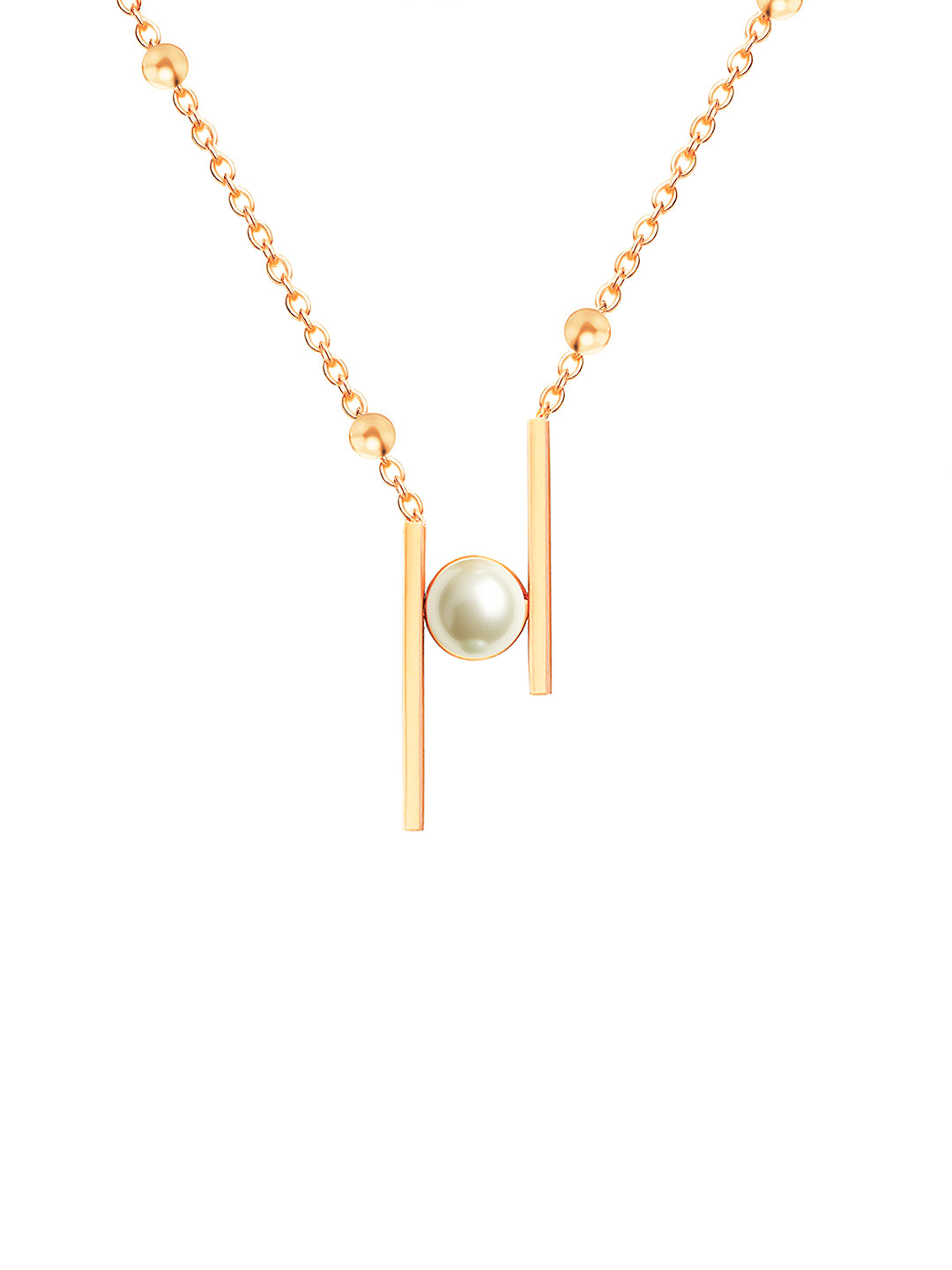 AIKA BY MINUTIAE 18K Women's Brass Gold-Plated Handcrafted Necklace