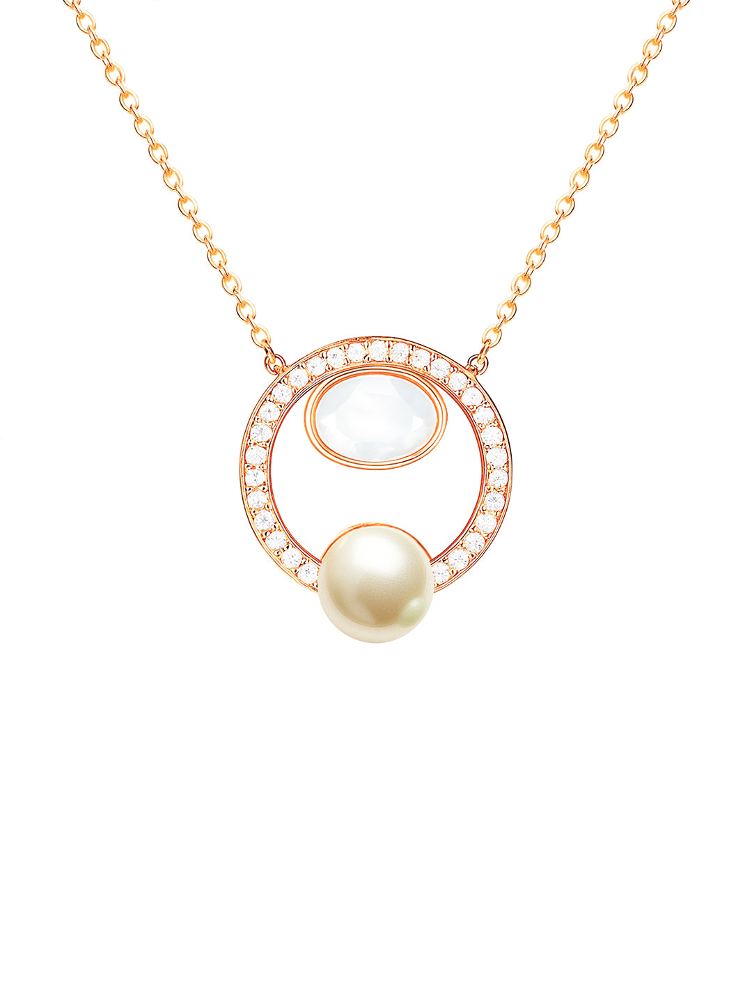 AIKA BY MINUTIAE 18K Women's Brass Gold-Plated Handcrafted Necklace