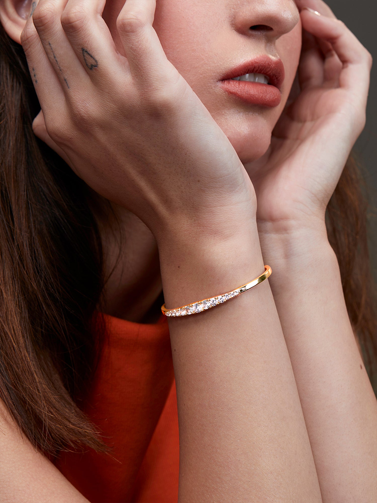 MINUTIAE Gold-Plated Cuff Bracelet