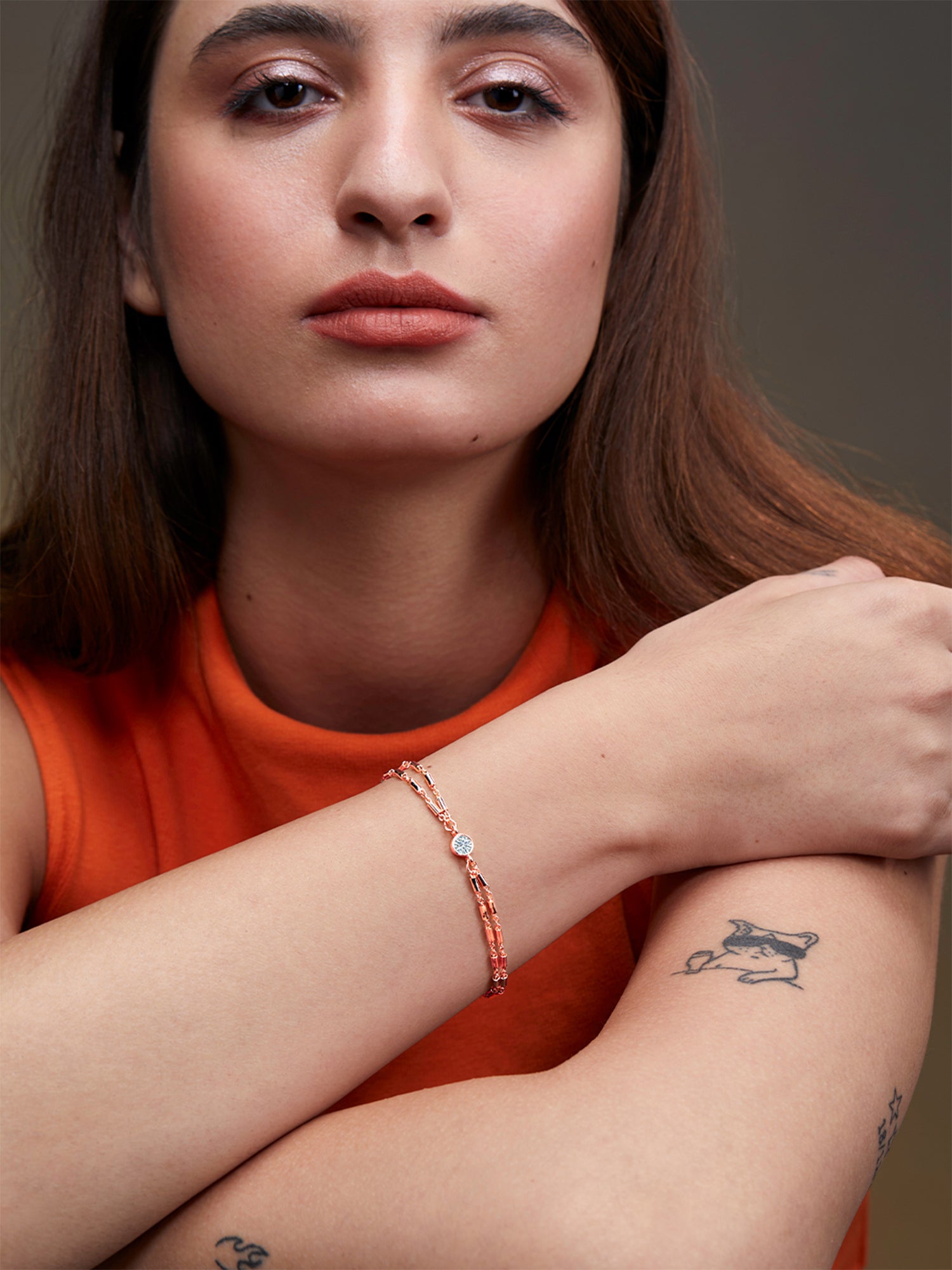 MINUTIAE Gold-Plated Link Bracelet