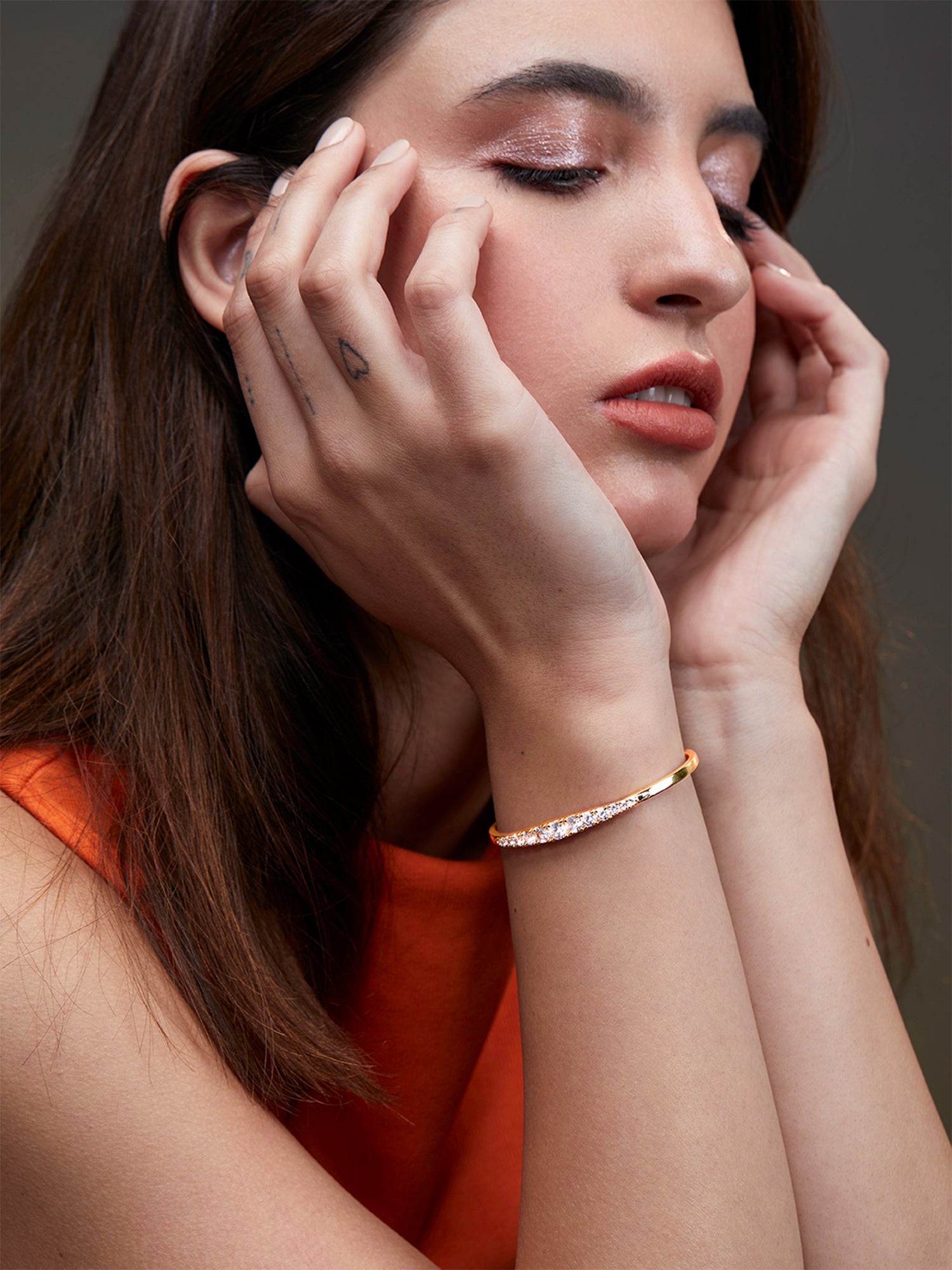 MINUTIAE Gold-Plated Cuff Bracelet