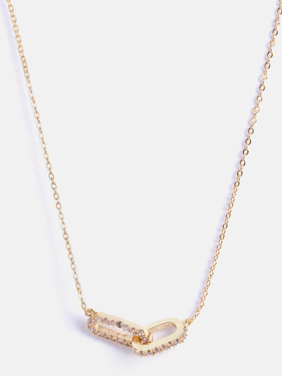 MINUTIAE 18K Gold-Plated Handcrafted Friends Linked Up Necklace
