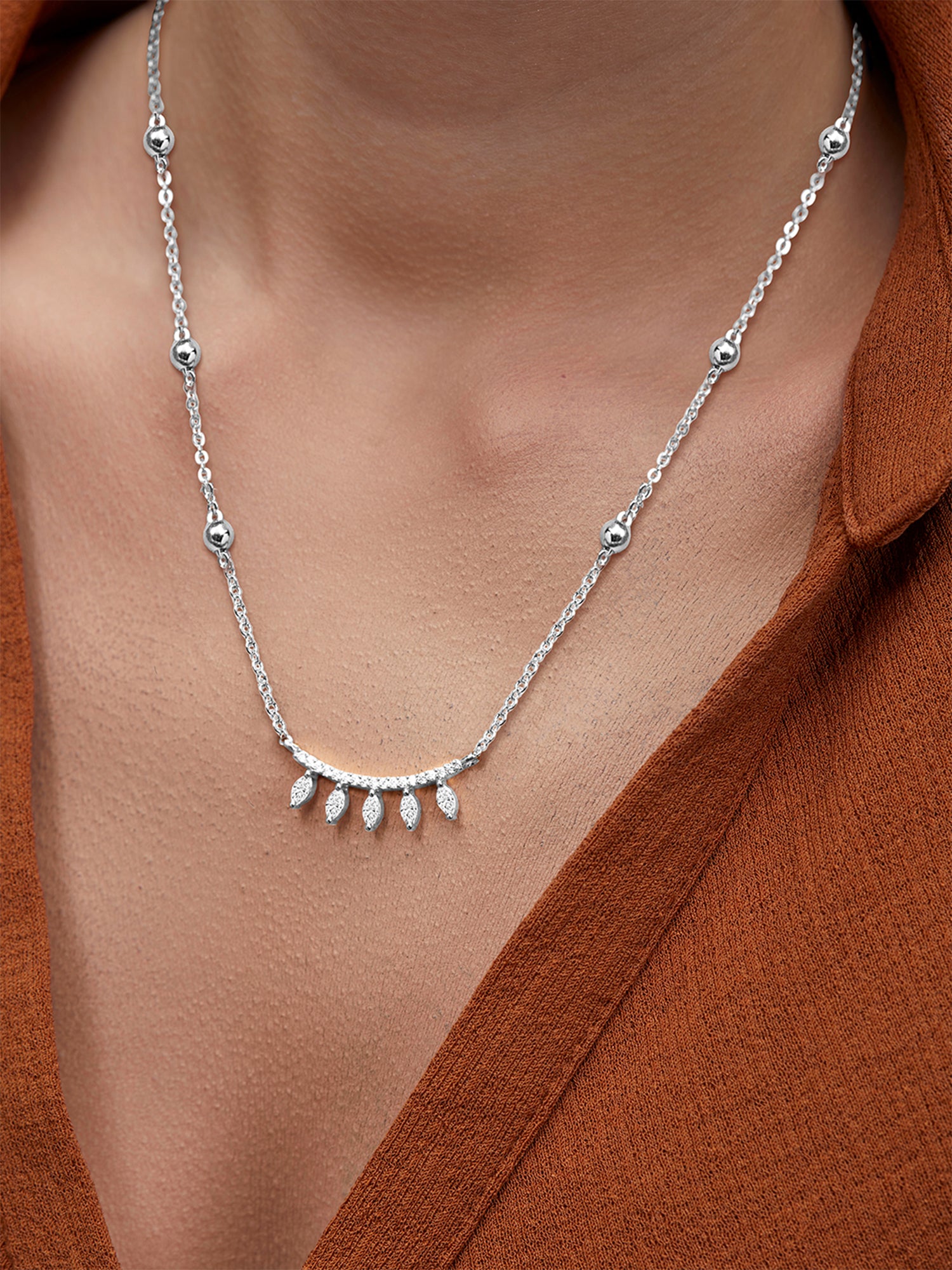 MINUTIAE Brass Gold-Plated Necklace