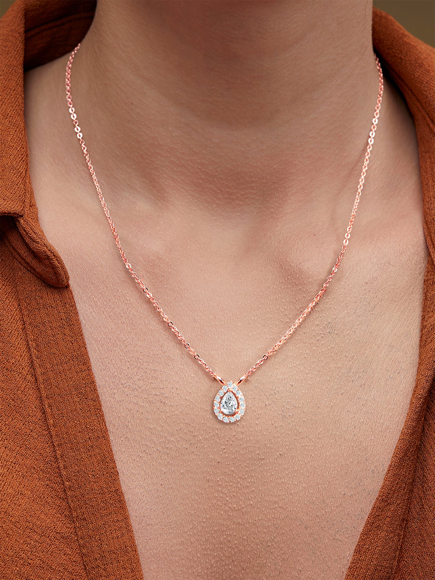 MINUTIAE Brass Gold-Plated Necklace