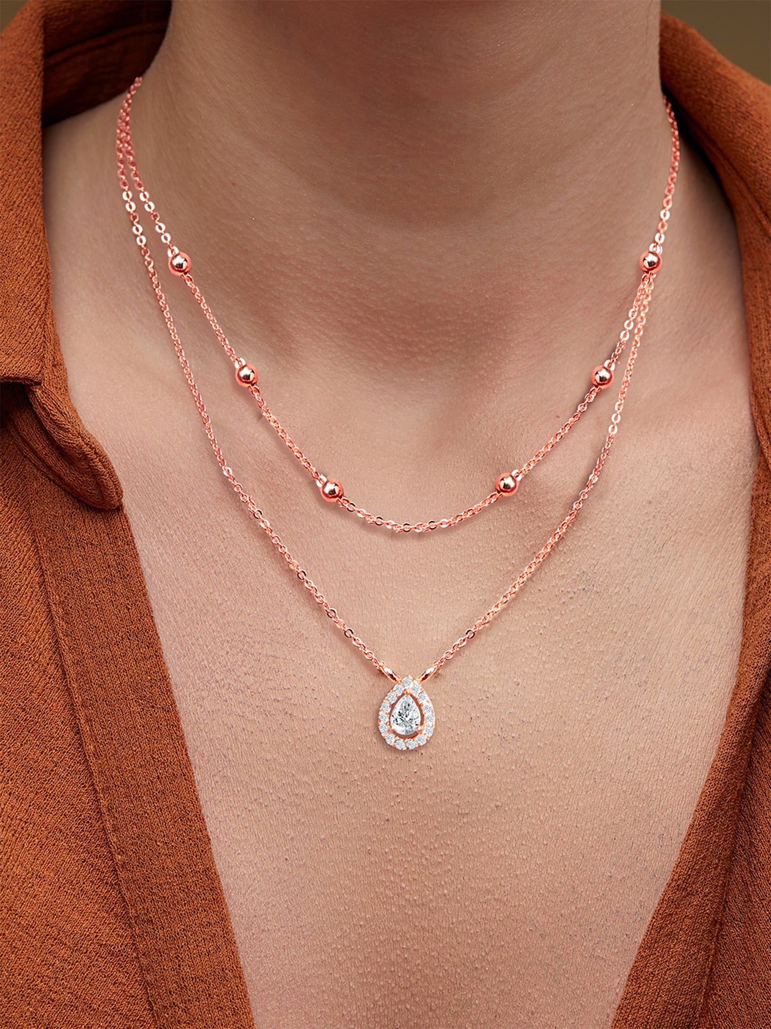 MINUTIAE Gold Plated Necklace and Chain