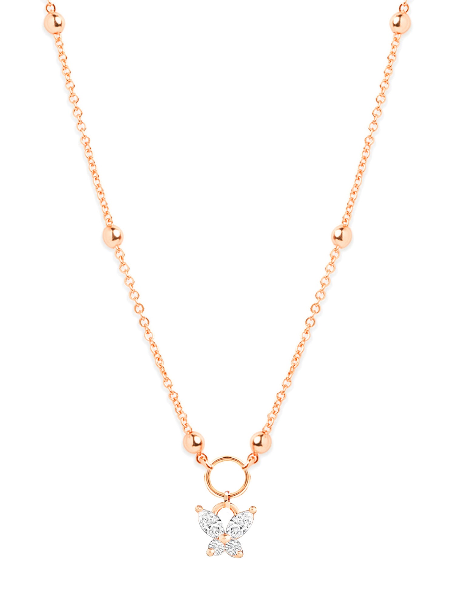 MINUTIAE Brass Gold-Plated Handcrafted Pendant Necklace