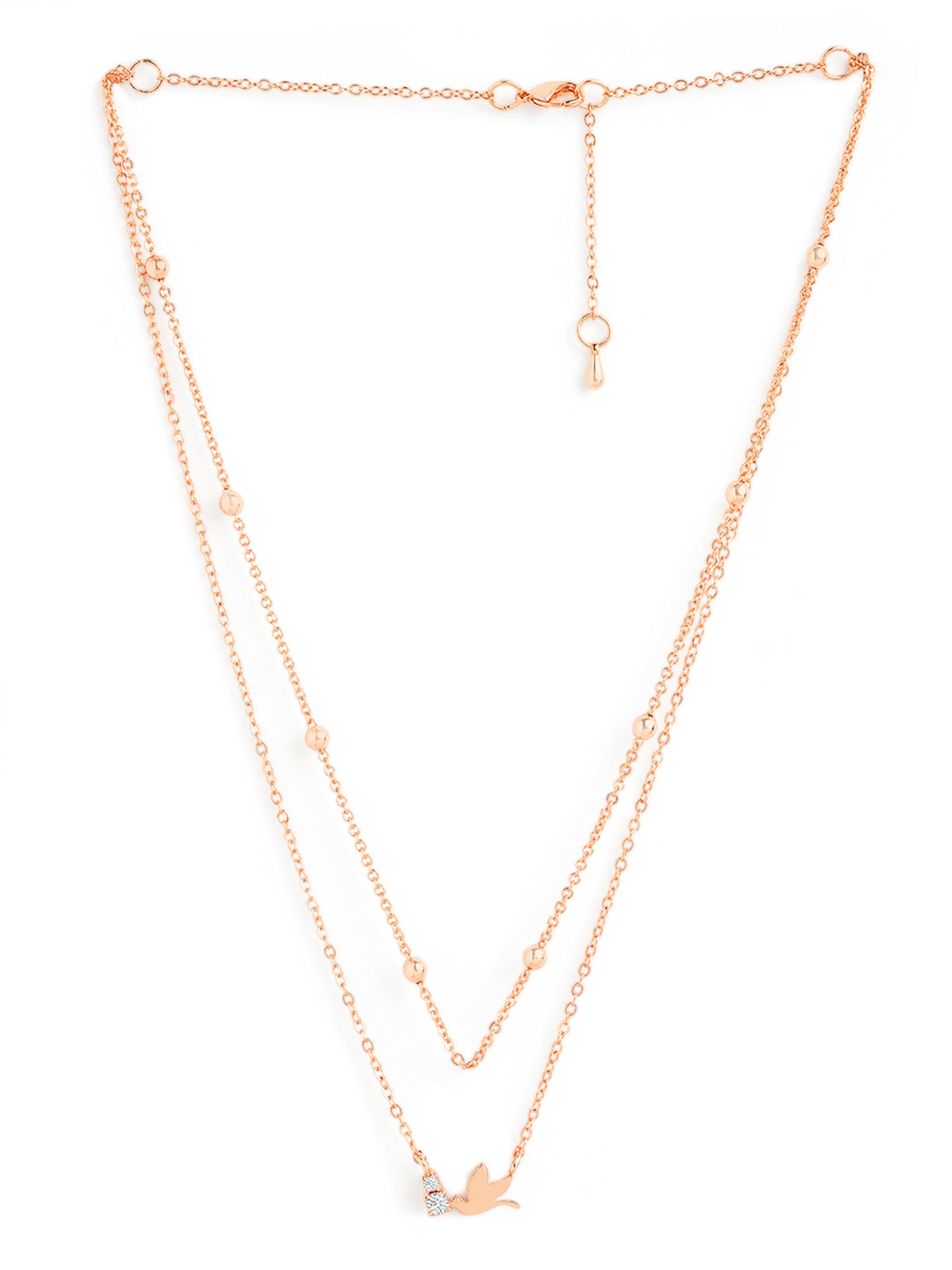 MINUTIAE Brass Gold-Plated Handcrafted Pendant Necklace