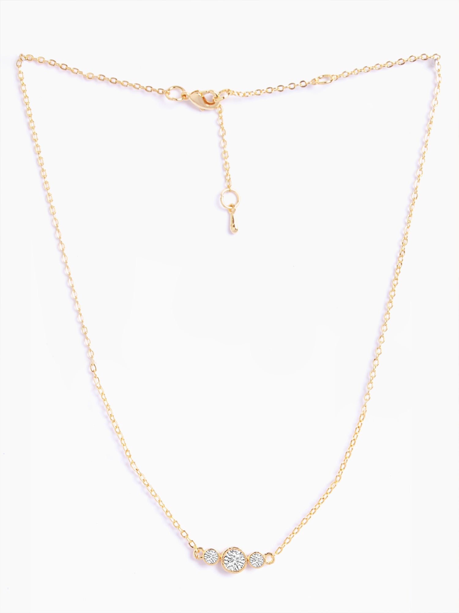 MINUTIAE Brass Gold-Plated Necklace