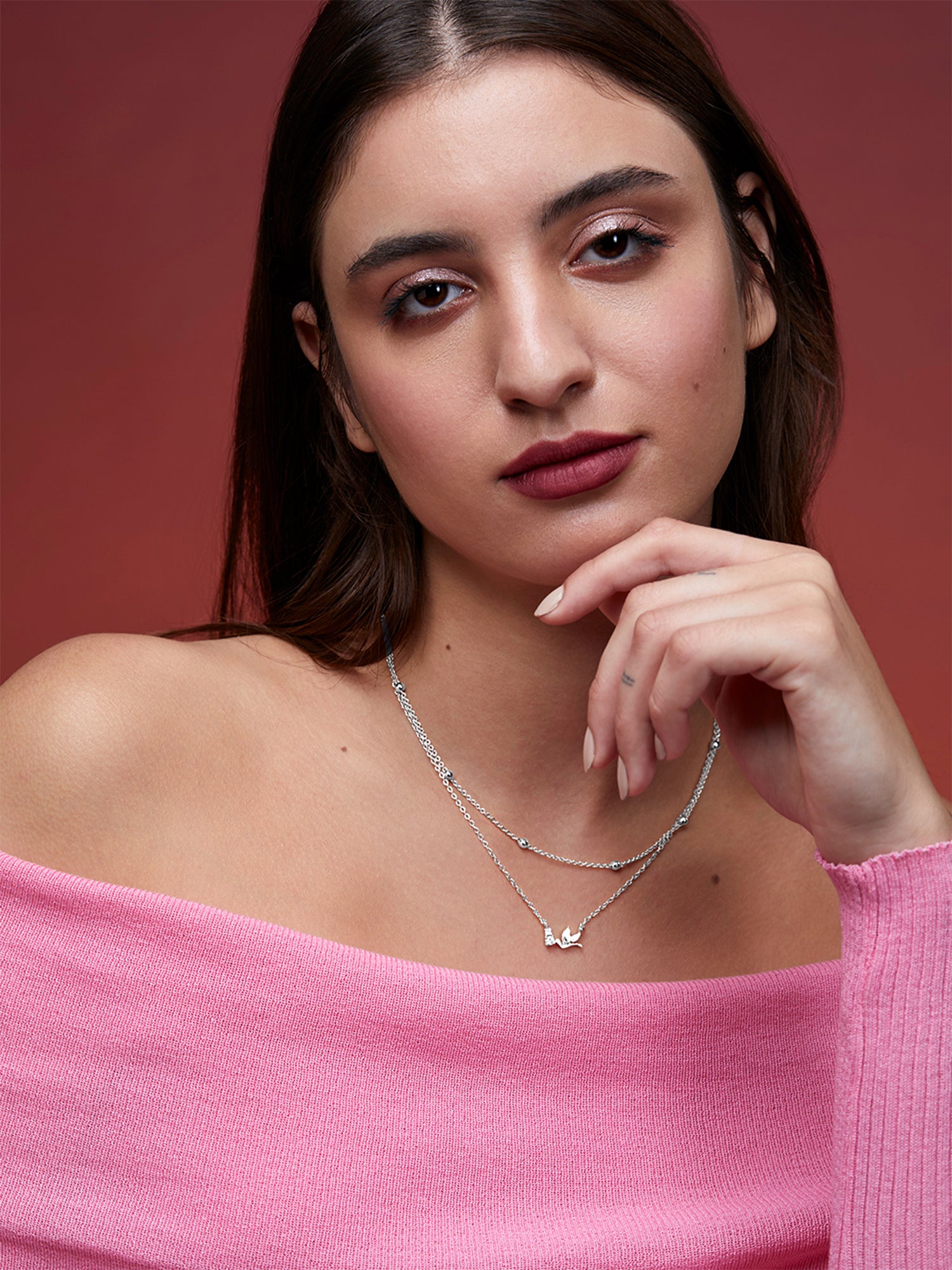 MINUTIAE Brass Gold-Plated Handcrafted Pendant Necklace