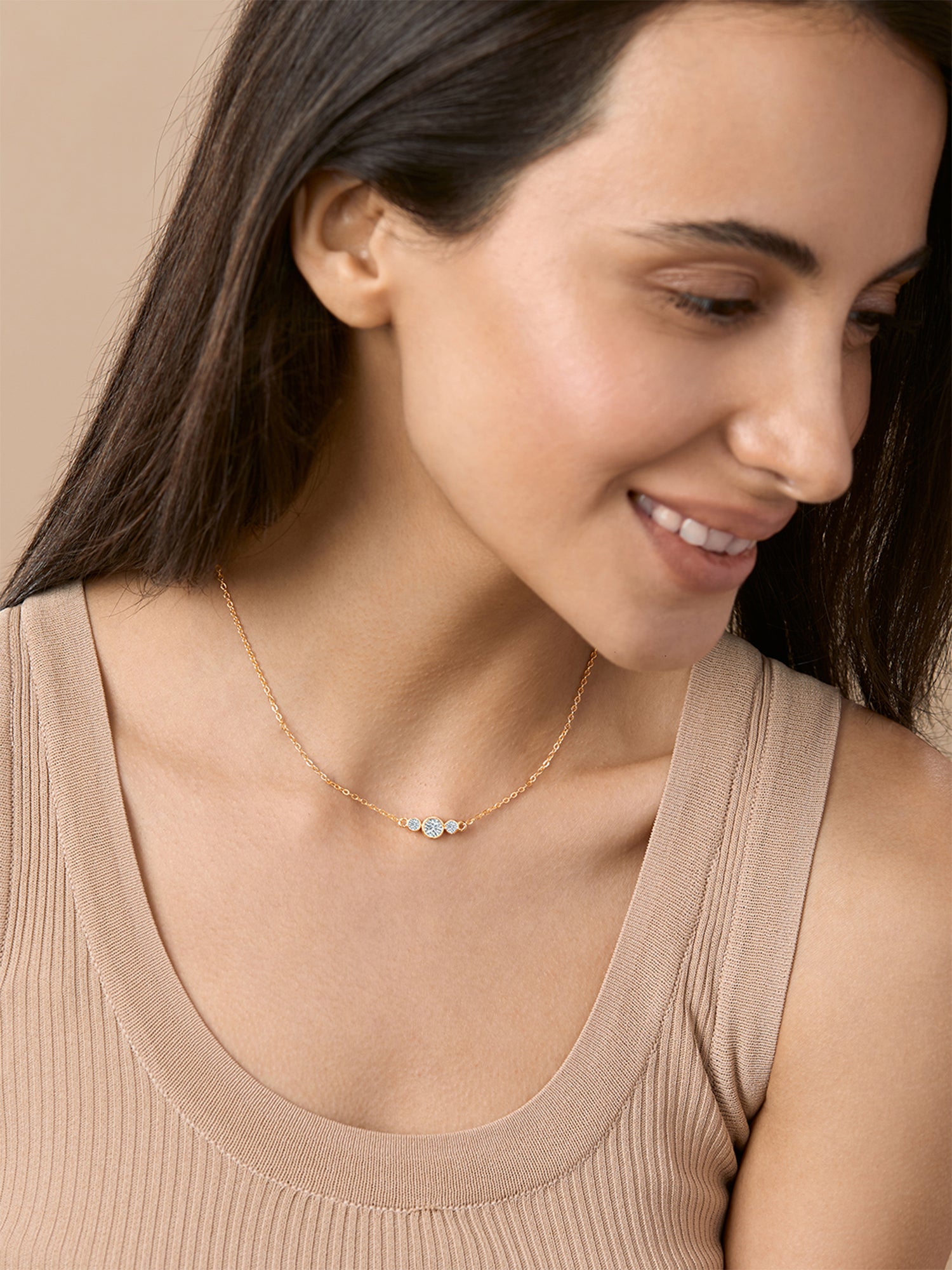 MINUTIAE Brass Gold-Plated Necklace