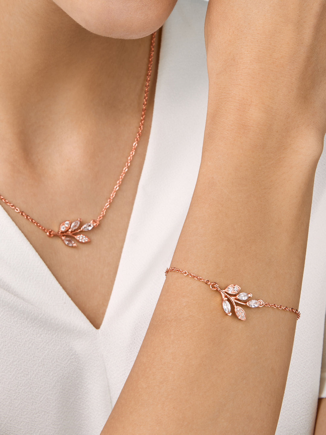 MINUTIAE 18K Gold-Plated & White Brass Handcrafted Necklace