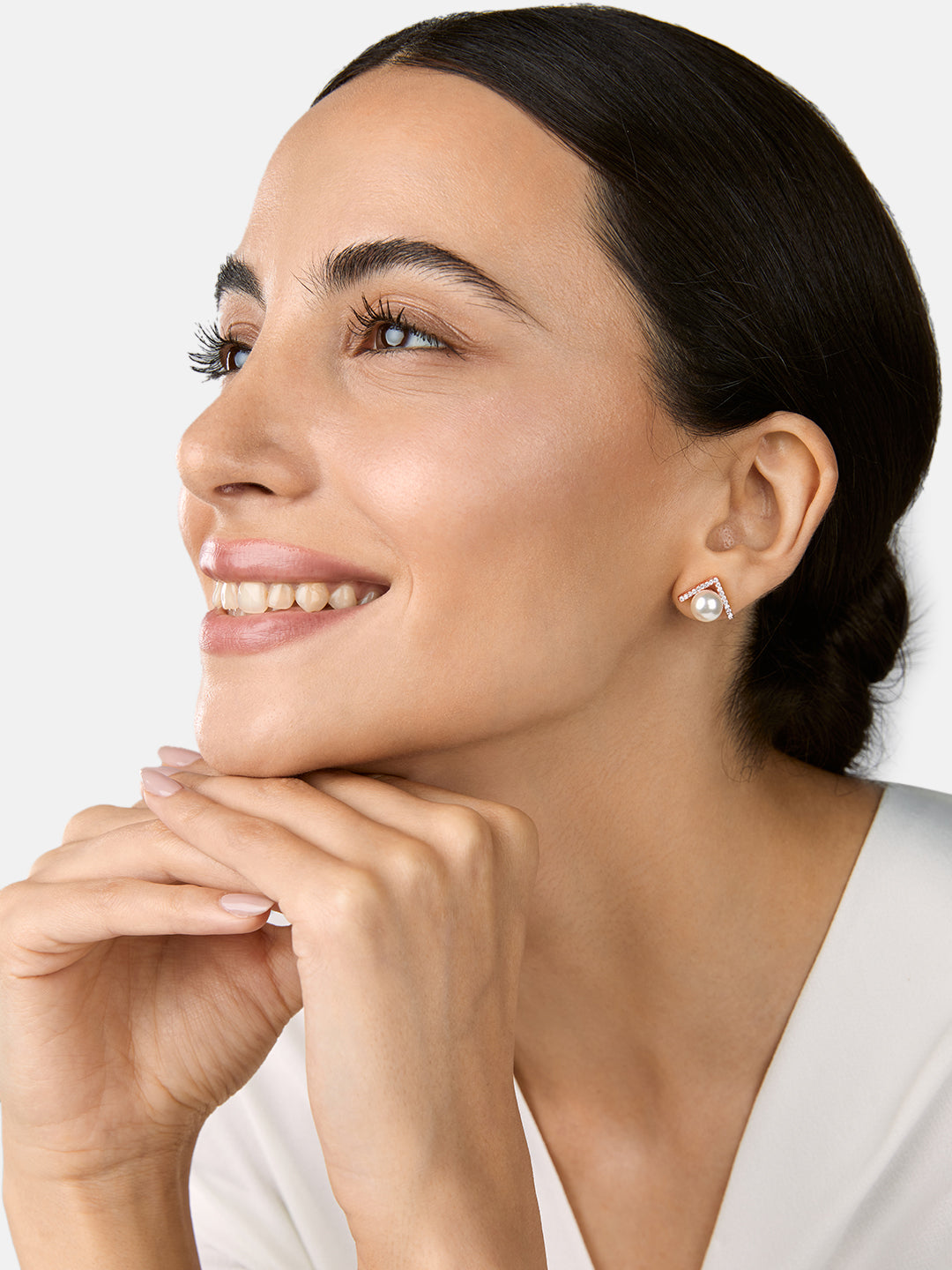 MINUTIAE 18K Gold-Toned Geometric Studs Earrings