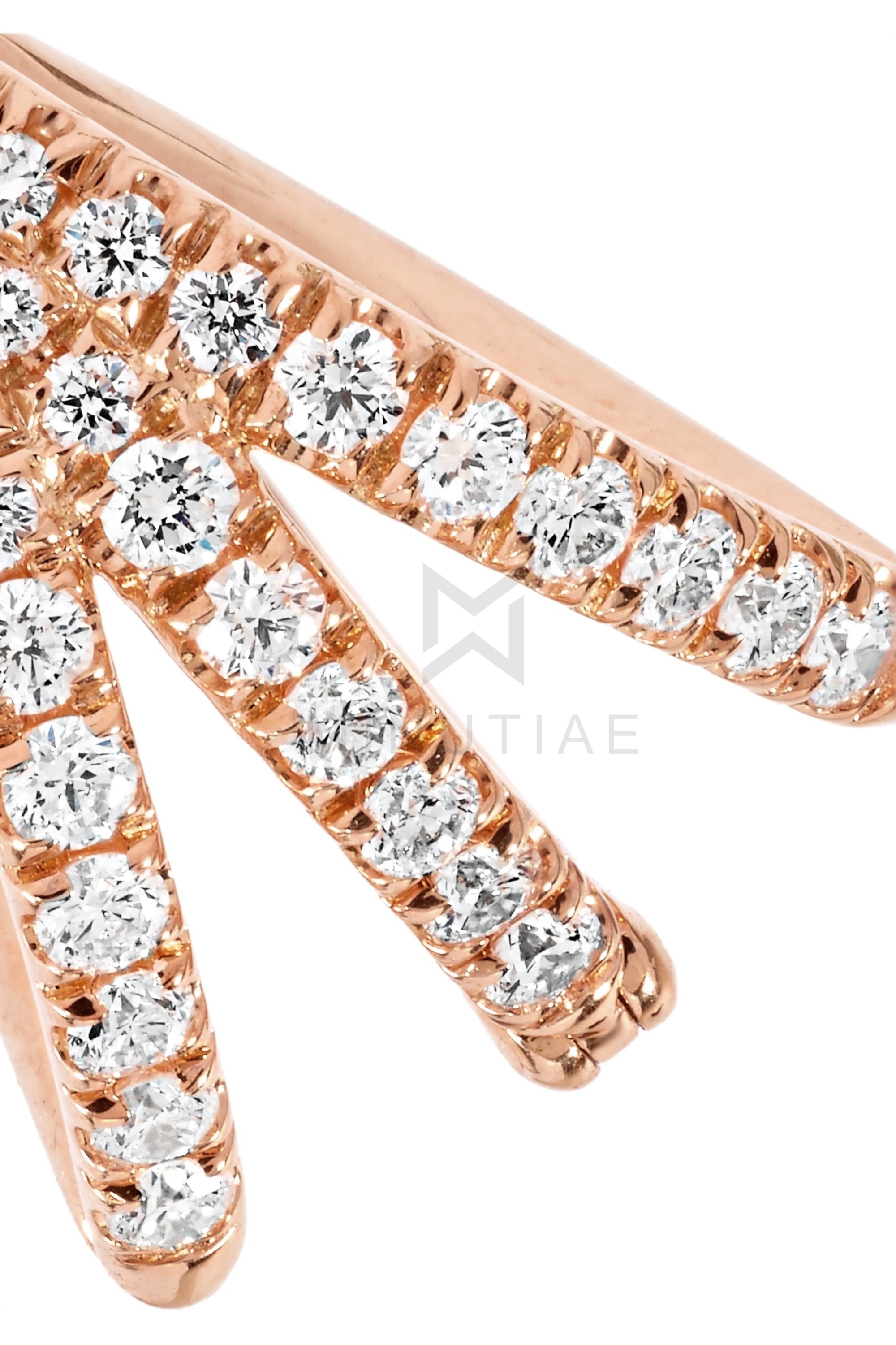 MINUTIAE 18K Gold-Toned Contemporary Studs Earrings For Women's & Girl