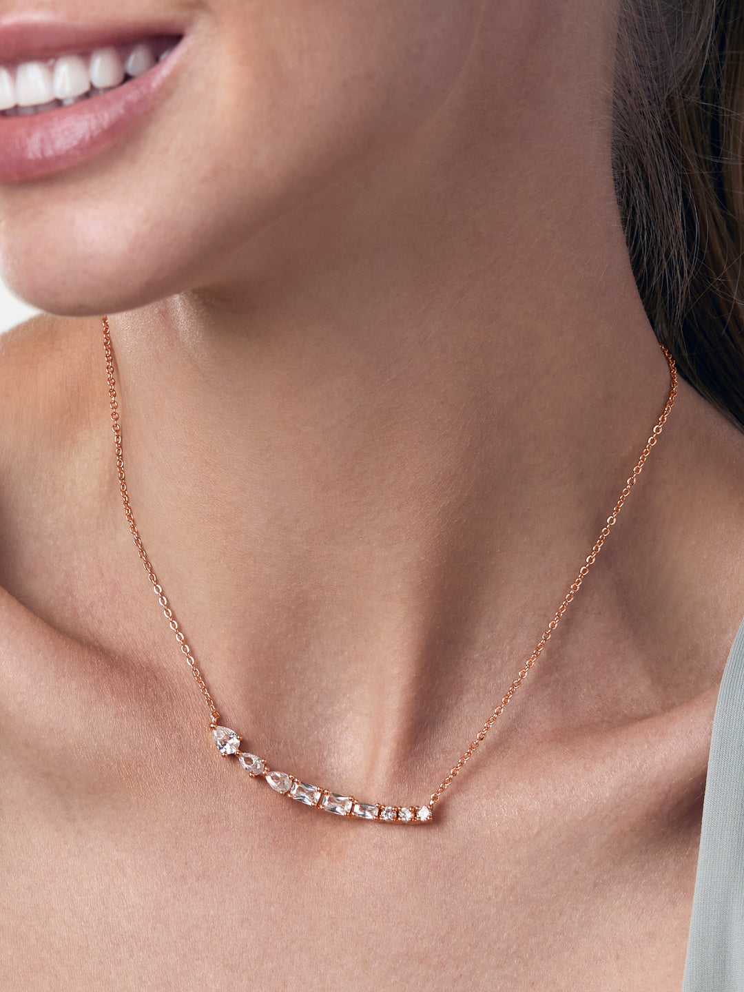 MINUTIAE 18K Gold-Toned & White Brass Gold-Plated Handcrafted Necklace