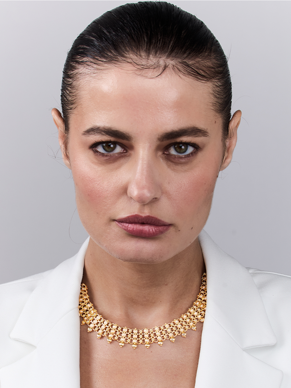 Gold-Plated Crystals Studded & Beaded Bracelet for Women's & Girls - Test