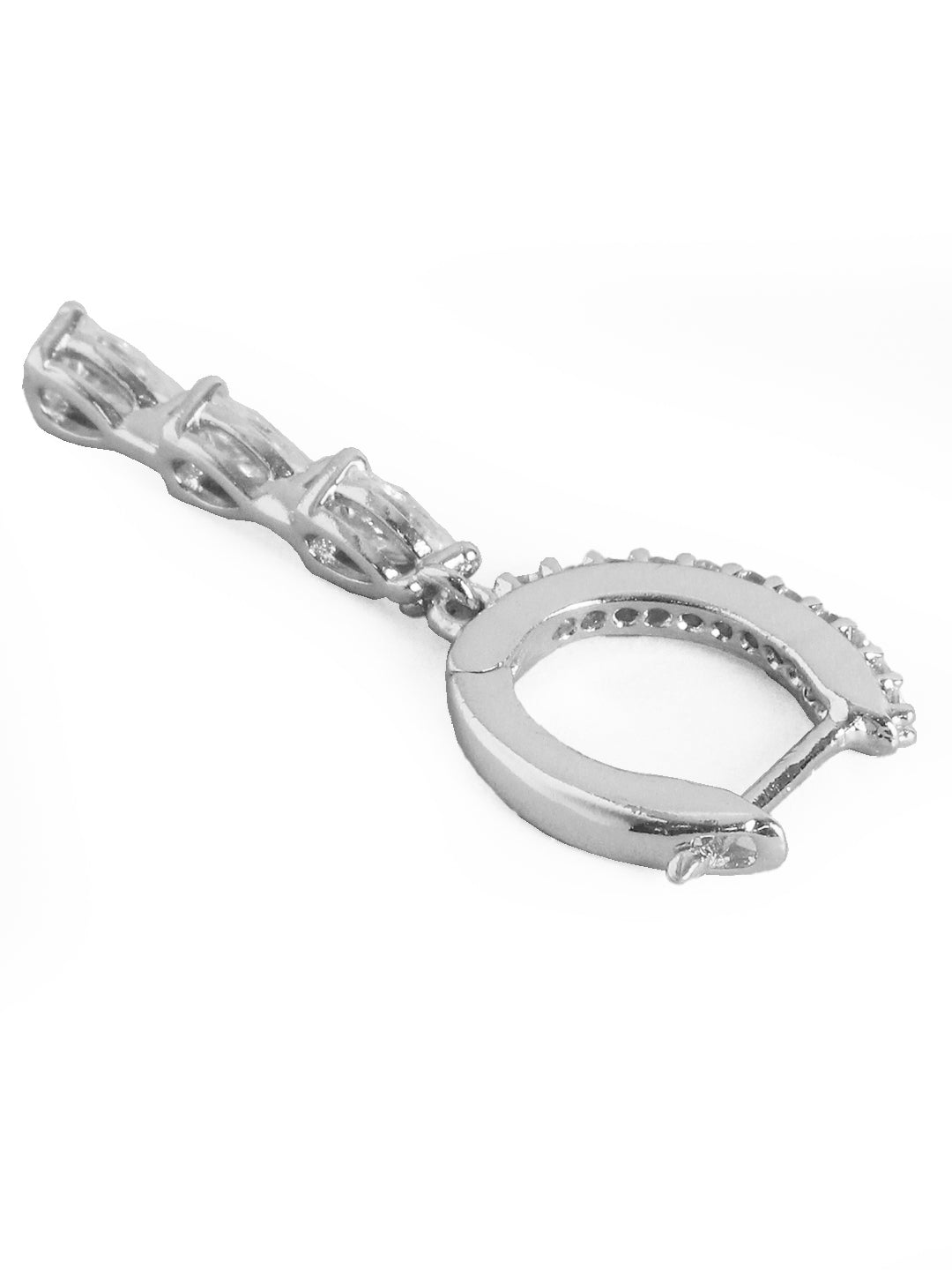 MINUTIAE 18K Gold-Toned Teardrop Shaped Drop Earrings For Women's & Girl