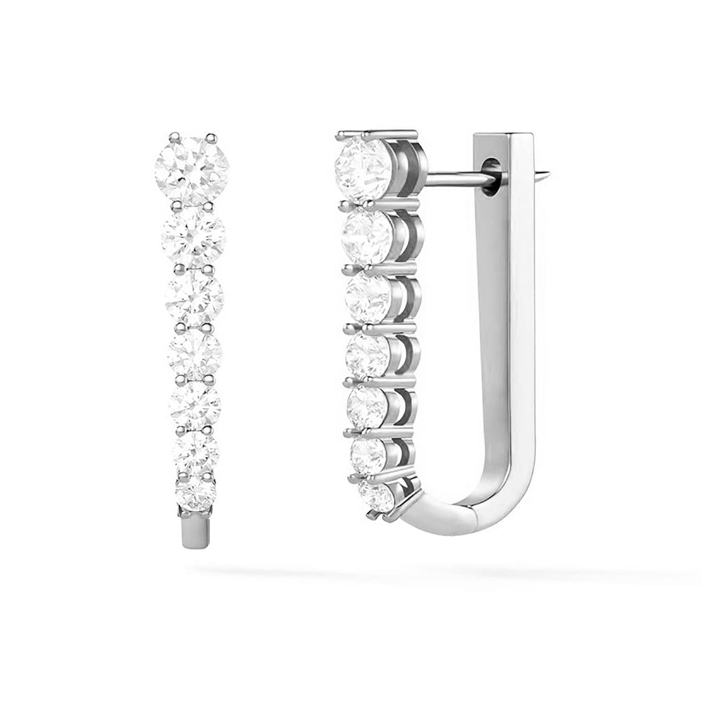 MINUTIAE 18K Gold-Toned Contemporary Hoop Earrings For Women's & Girl