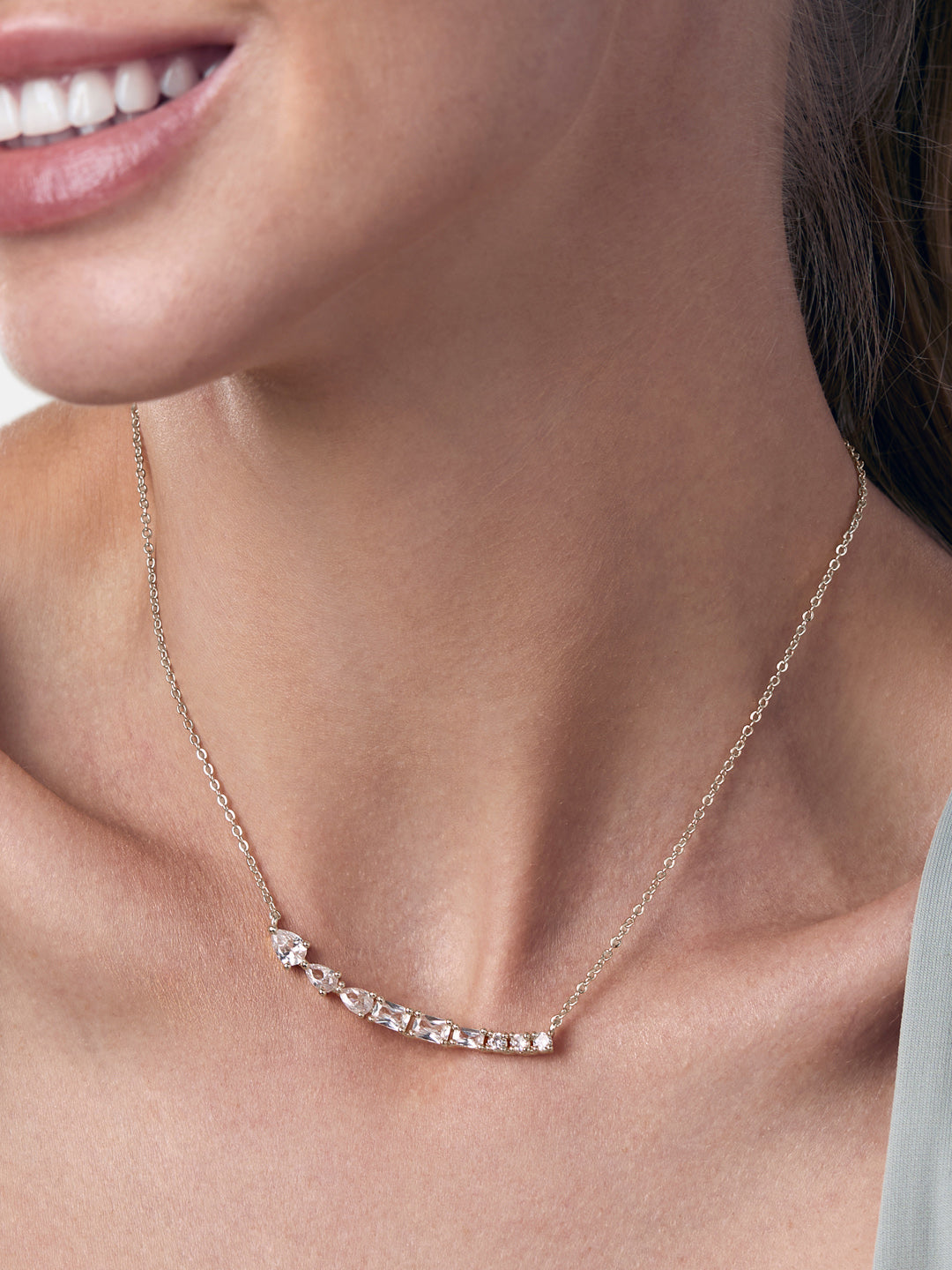 MINUTIAE 18K Gold-Toned & White Brass Gold-Plated Handcrafted Necklace