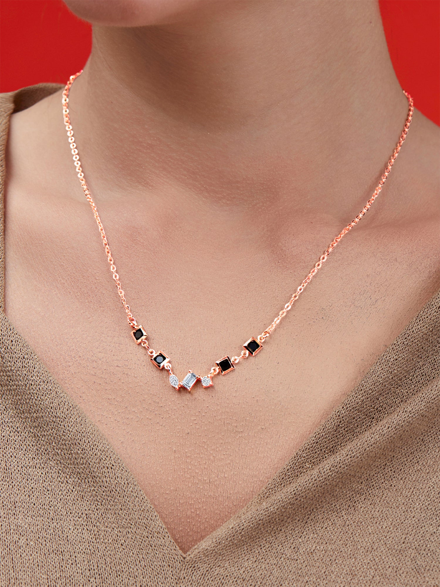 MINUTIAE Gold-Plated Artificial Stones and Beads Mangalsutra For Women's