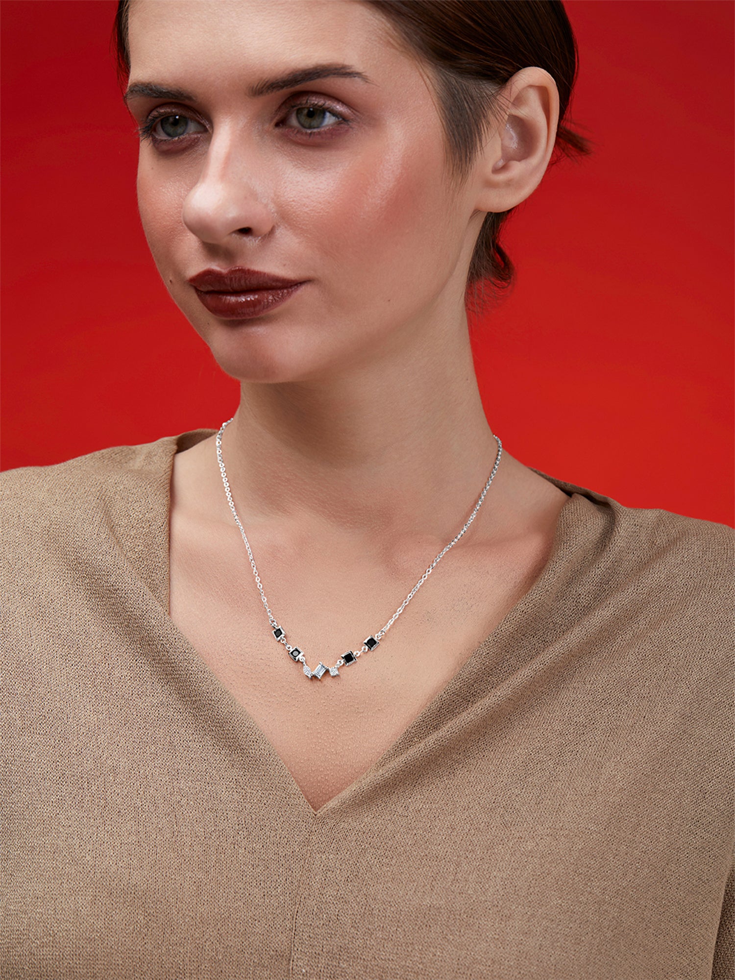 MINUTIAE Gold-Plated Artificial Stones and Beads Mangalsutra For Women's