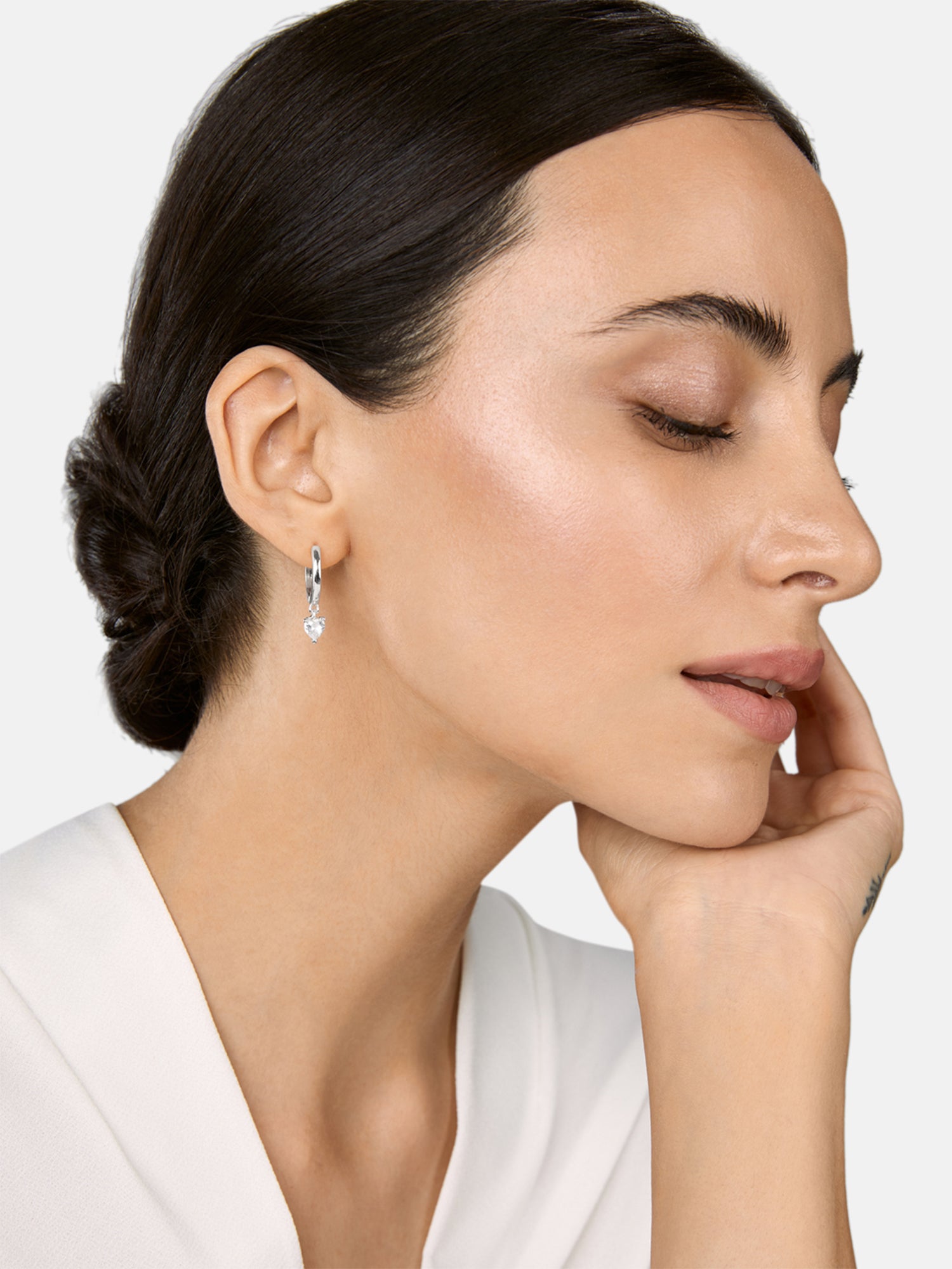 MINUTIAE Gold-Toned Circular Studs Earrings For Women's & Girl