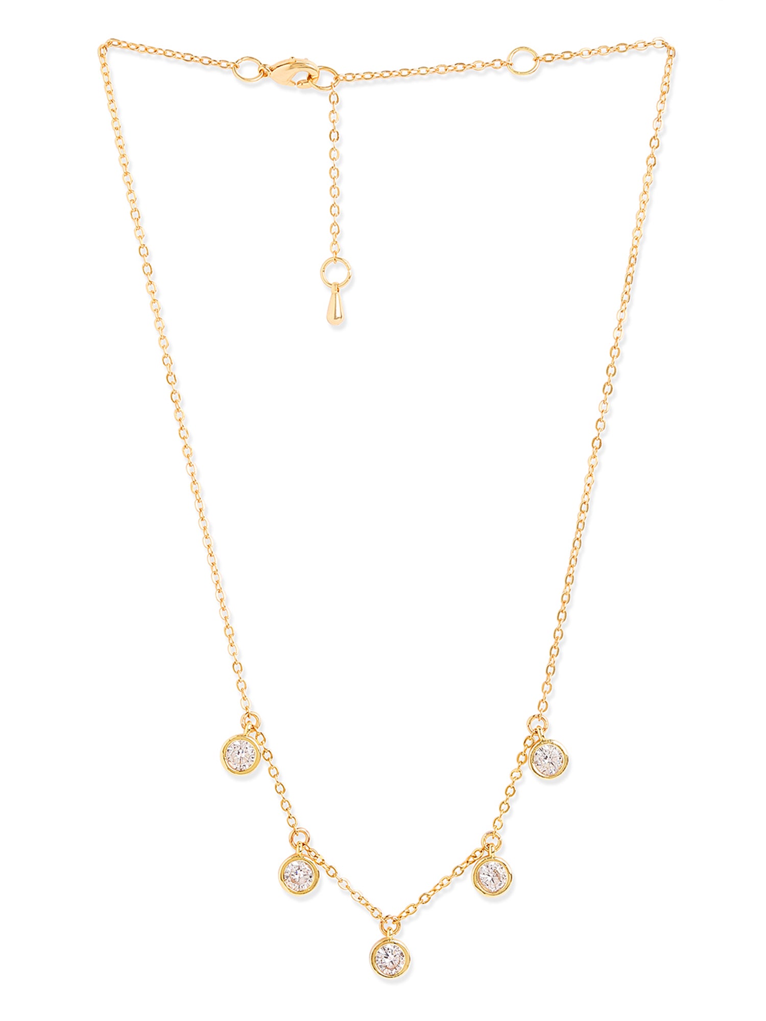 MINUTIAE Gold-Plated Minimal Necklace